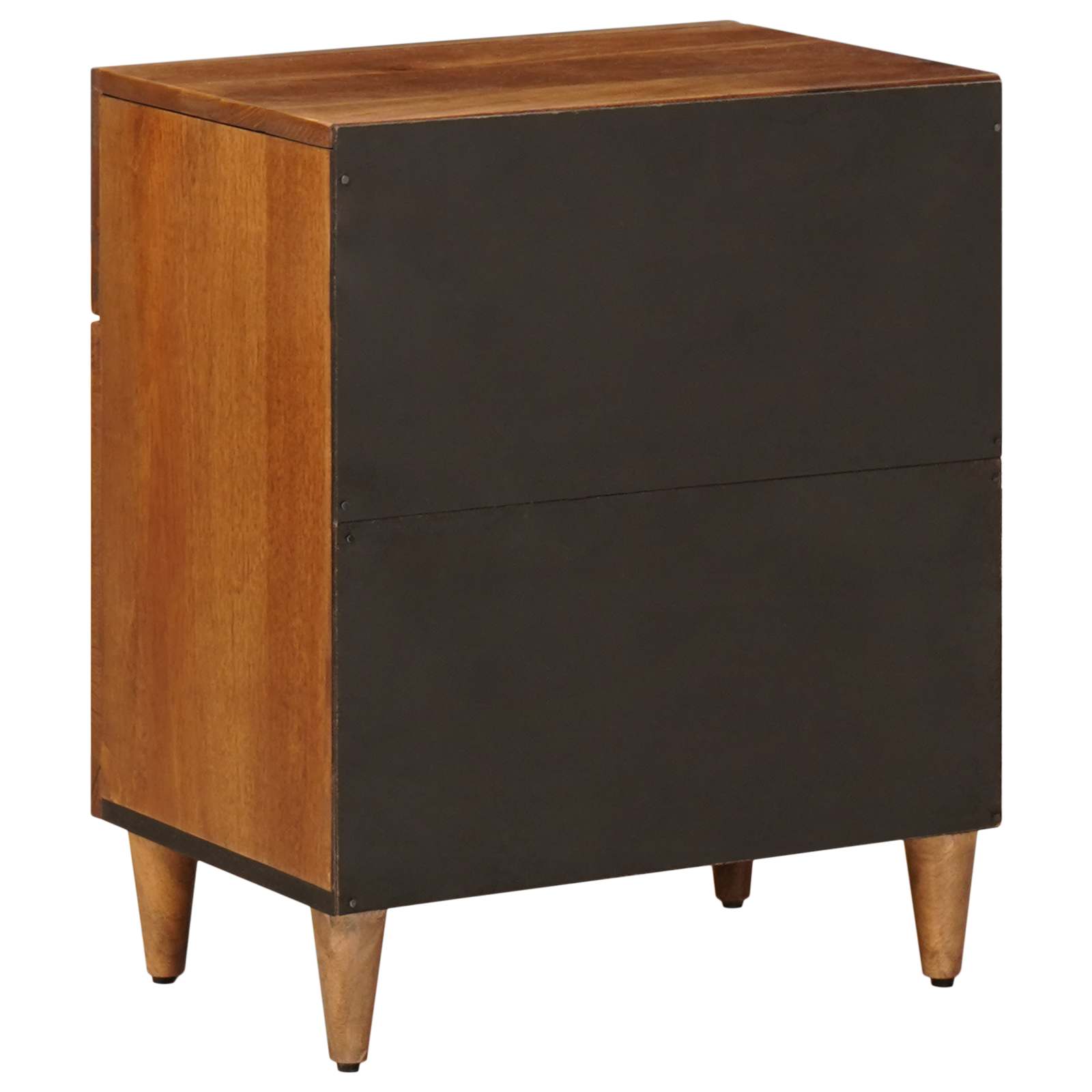 vidaXL Nachtkastje met lade Bruin 50 x 33 x 60 cm Massief Mango Hout