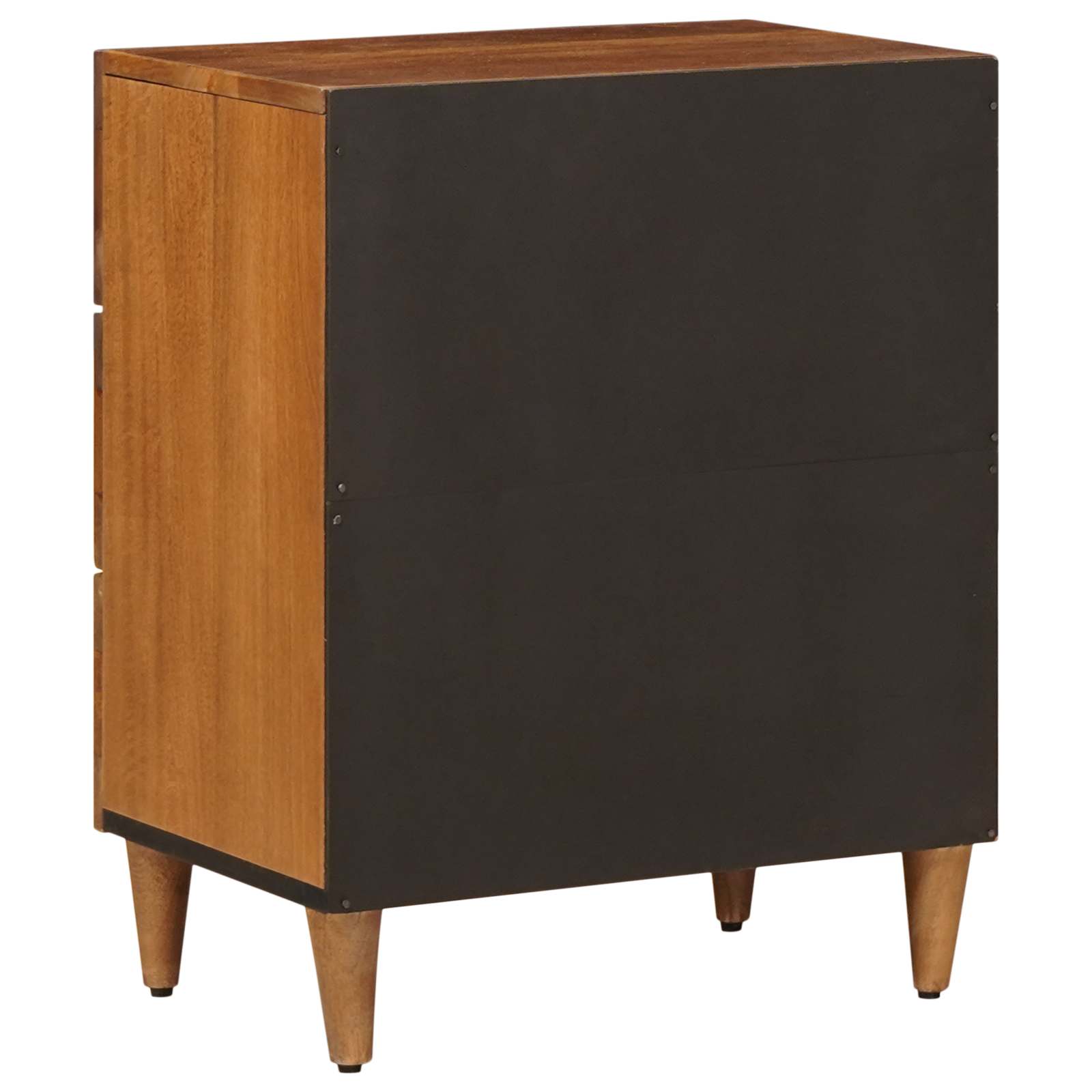vidaXL Nachtkastje met lade Bruin 50 x 33 x 60 cm Massief Mango Hout
