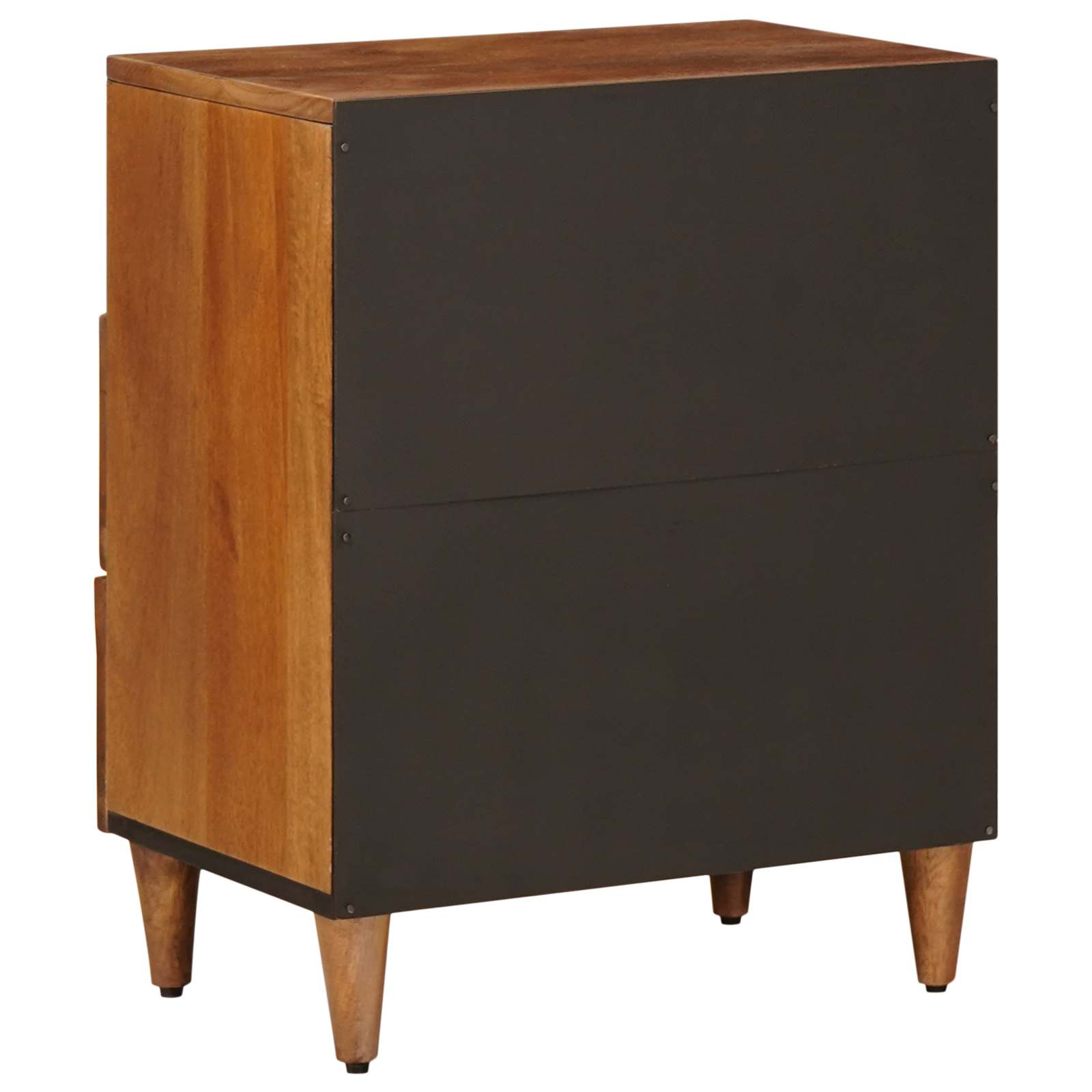 vidaXL Nachtkastje met lade Bruin 50 x 33 x 60 cm Massief Mango Hout