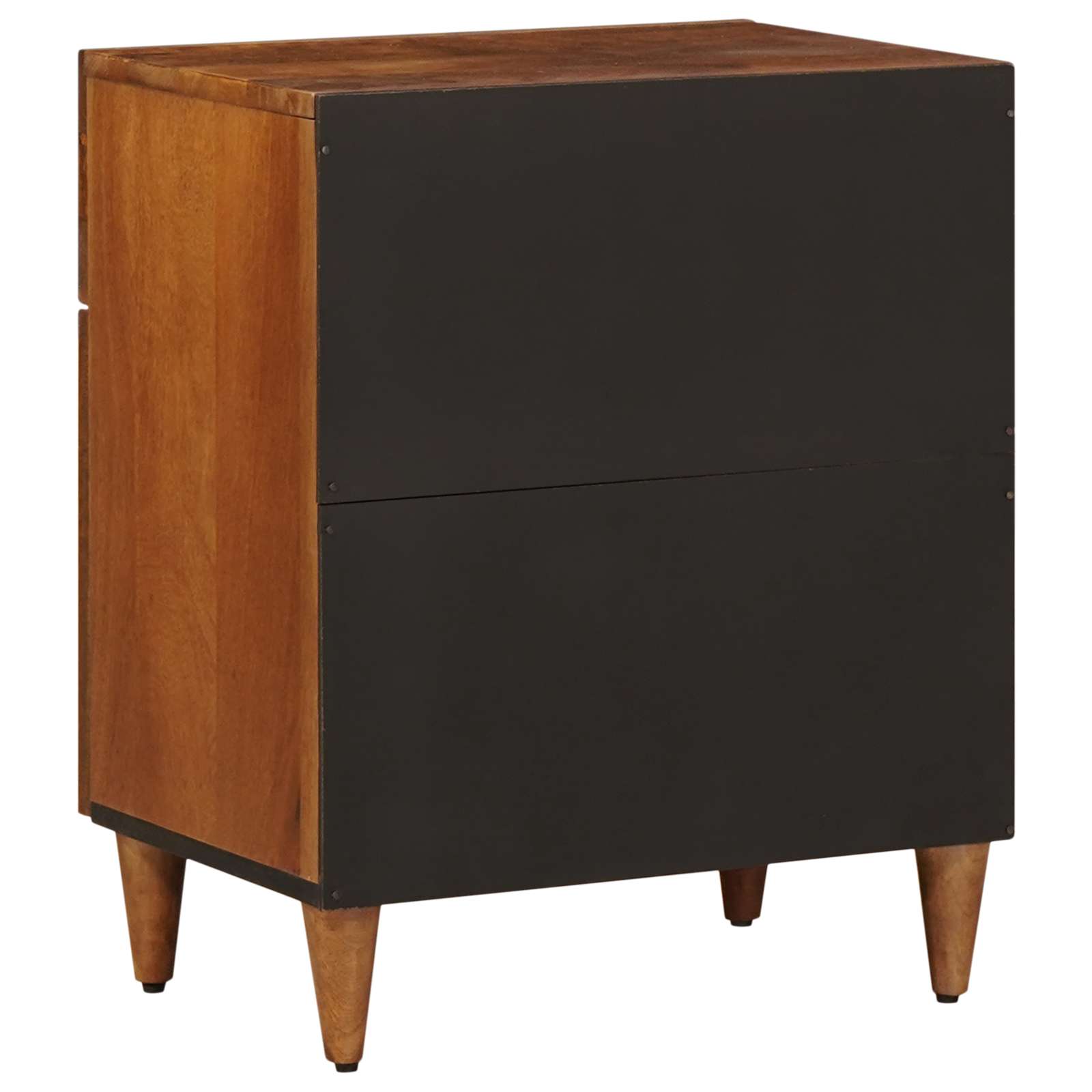vidaXL Nachtkastje met lade Bruin 50 x 33 x 60 cm Massief Mango Hout