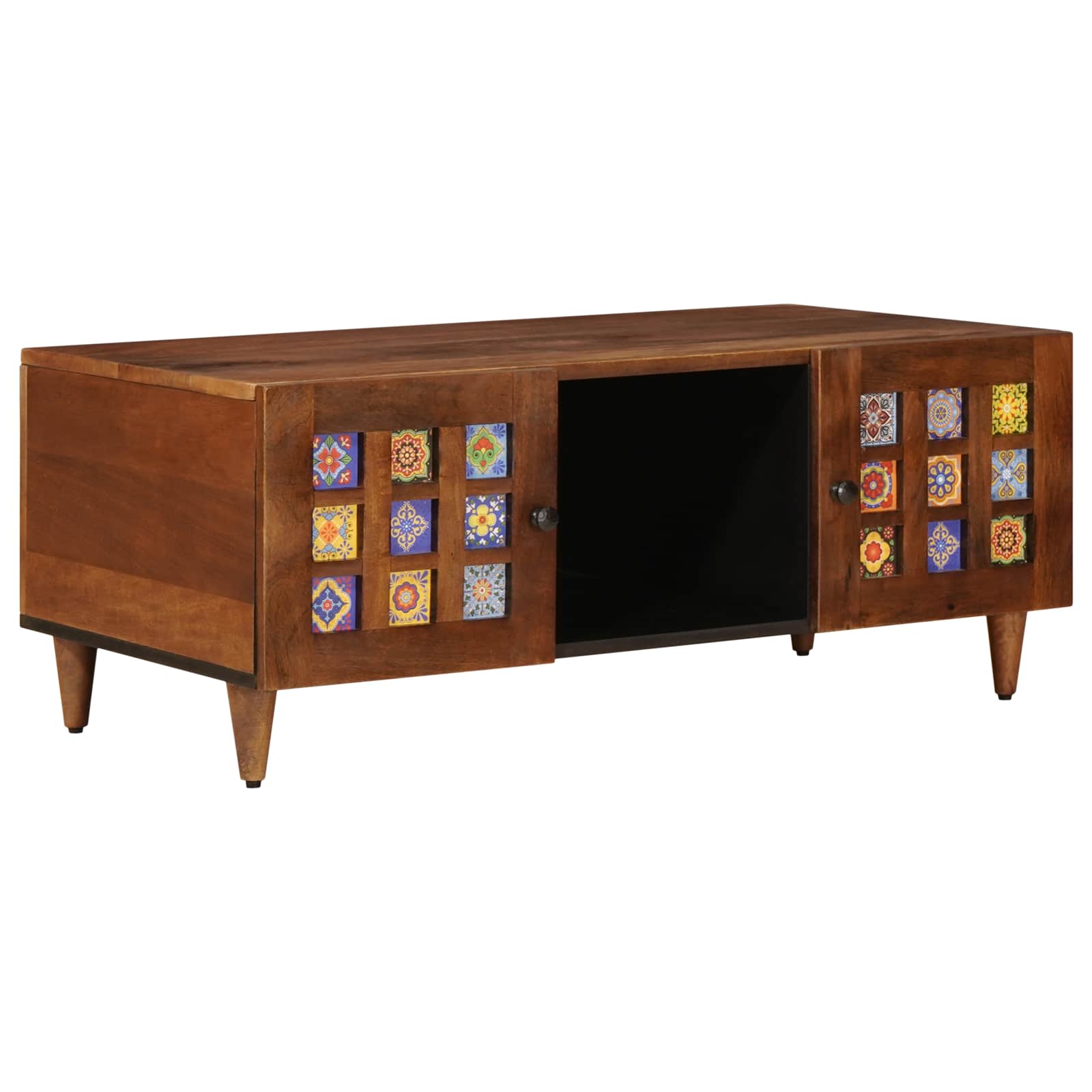 vidaXL Salontafel Bruin 100 x 54 x 40 cm Massief Mango Hout