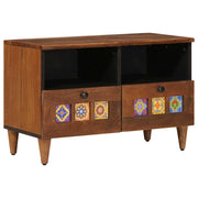 vidaXL Salontafel met lade Bruin 80 x 54 x 40 cm Massief Mango Hout