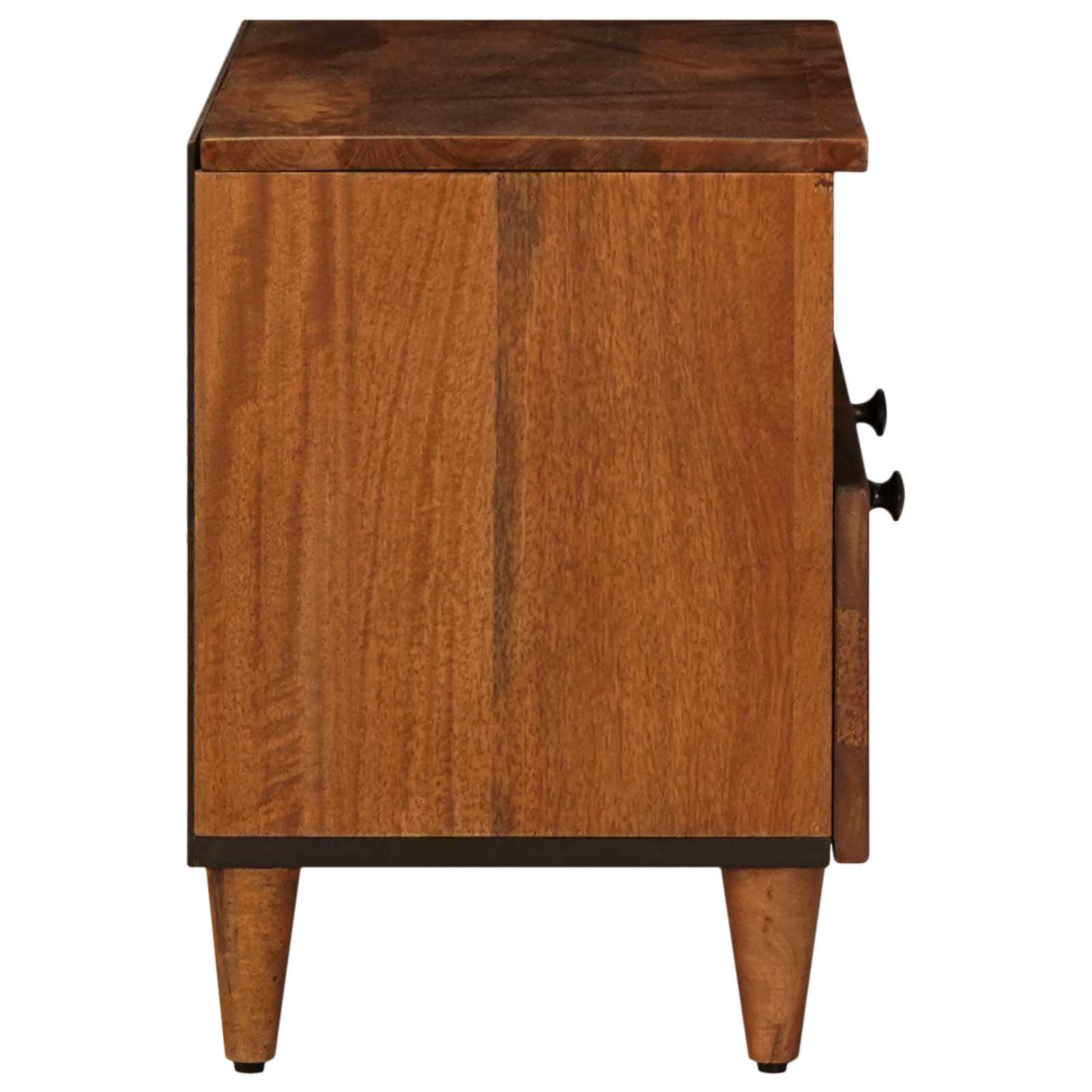 vidaXL Salontafel met lade Bruin 80 x 54 x 40 cm Massief Mango Hout