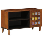 vidaXL TV-kast Walnotenhout 80 x 31,5 x 46 cm Massief Mango Hout
