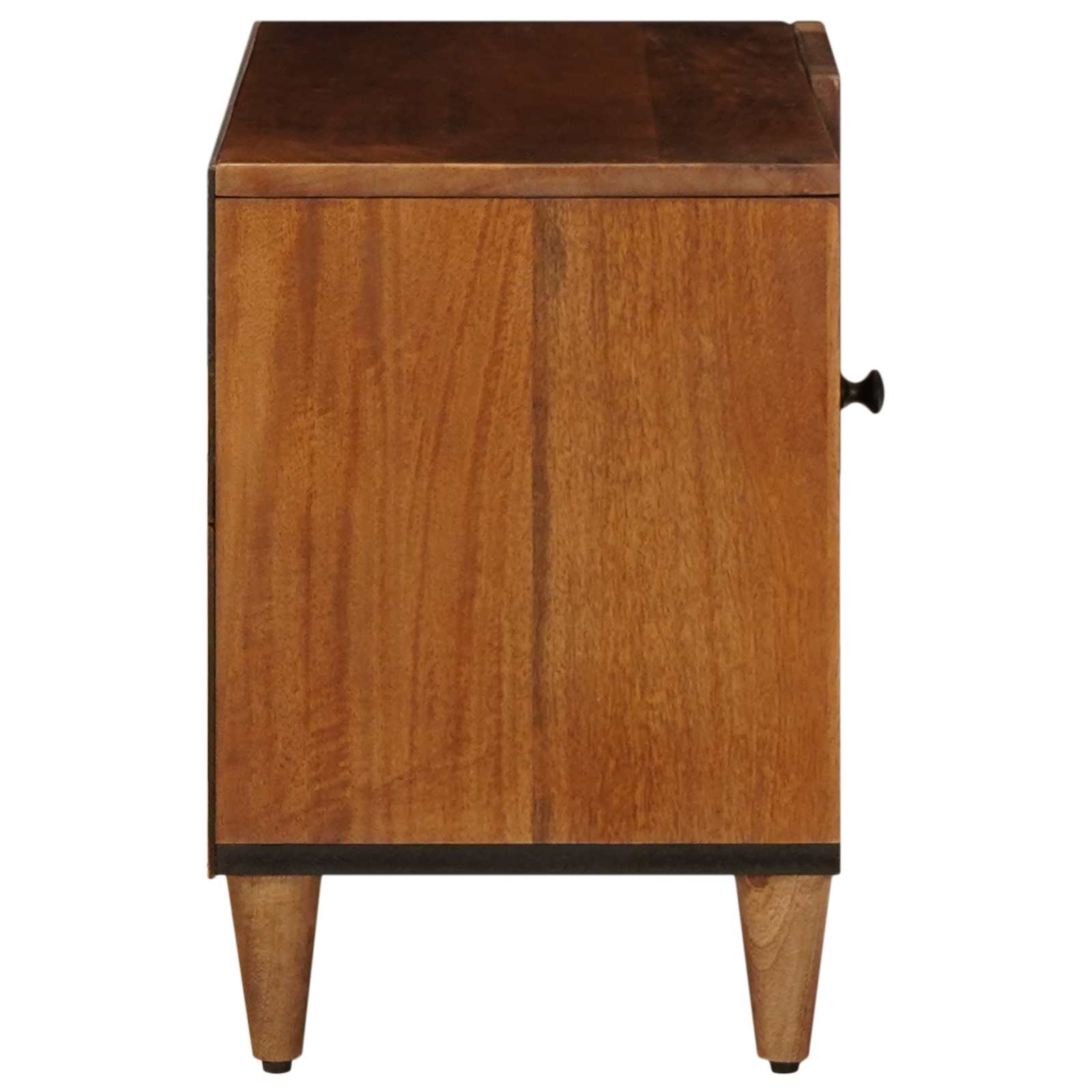 vidaXL TV-kast Walnotenhout 80 x 31,5 x 46 cm Massief Mango Hout