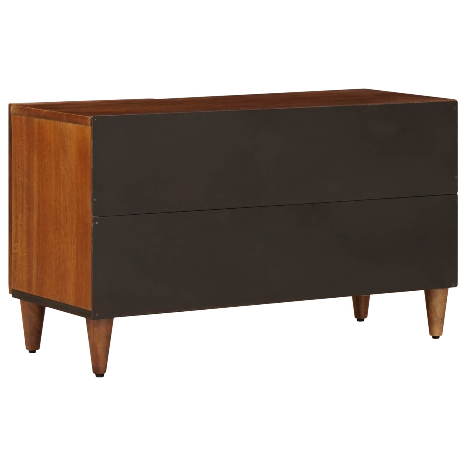 vidaXL TV-kast Walnotenhout 80 x 31,5 x 46 cm Massief Mango Hout