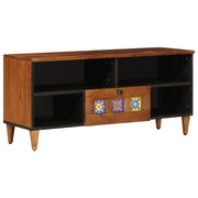vidaXL TV-kast Walnotenhout 100 x 33,5 x 46 cm Massief Mango Hout