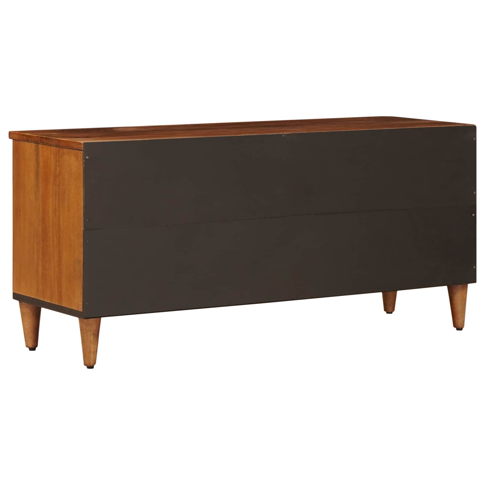 vidaXL TV-kast Walnotenhout 100 x 33,5 x 46 cm Massief Mango Hout