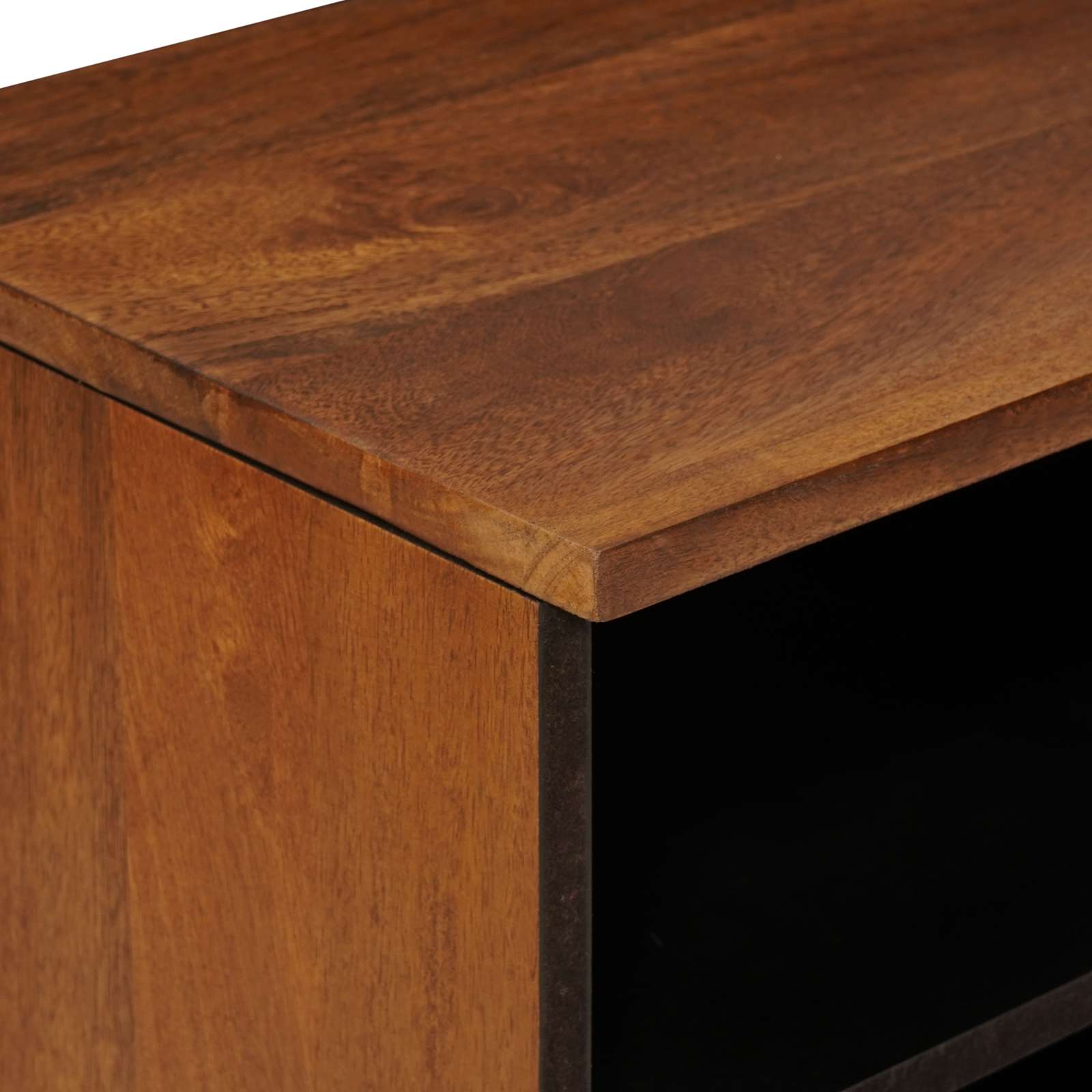 vidaXL TV-kast Walnotenhout 80 x 33,5 x 46 cm Massief Mango Hout