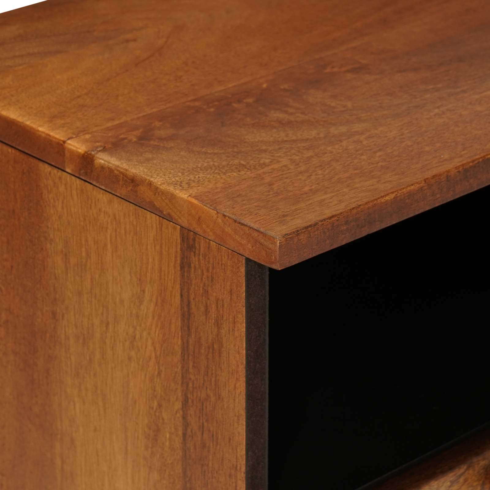 vidaXL TV-kast Walnotenhout 100 x 33,5 x 46 cm Massief Mango Hout