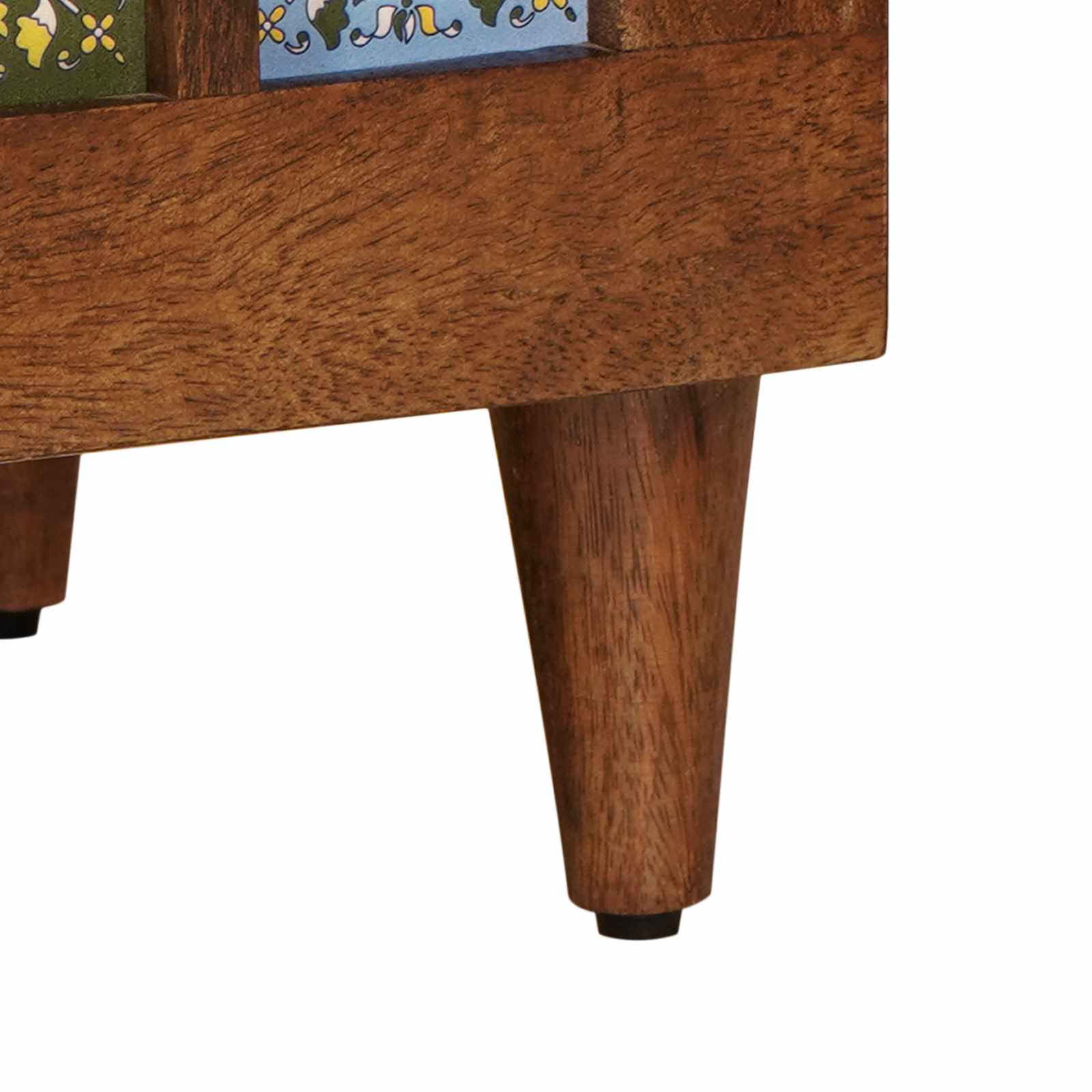 vidaXL TV-kast Walnotenhout 100 x 33,5 x 46 cm Massief Mango Hout
