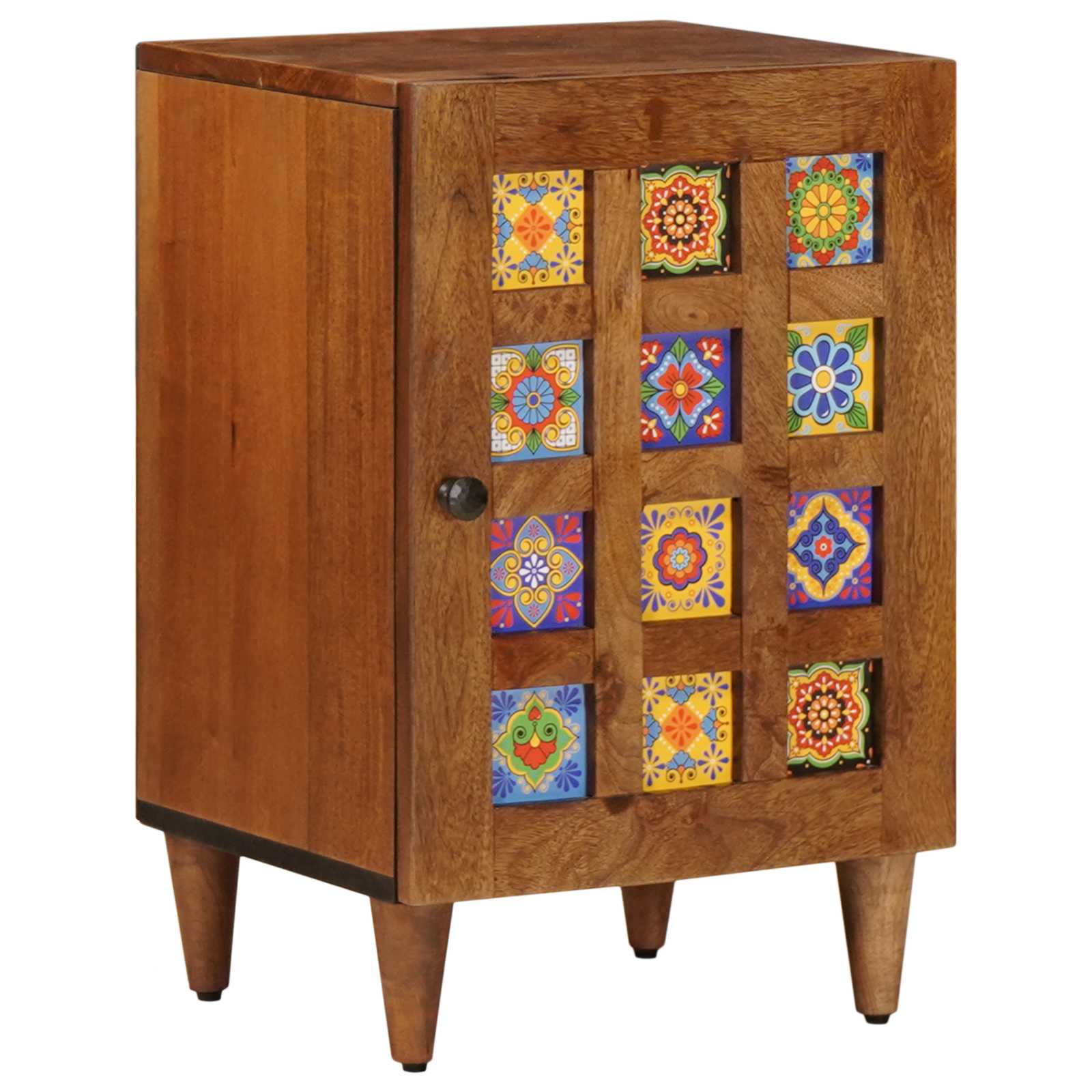 vidaXL Badkamerkast met opslag Walnotenhout 38 x 33,5 x 58 cm