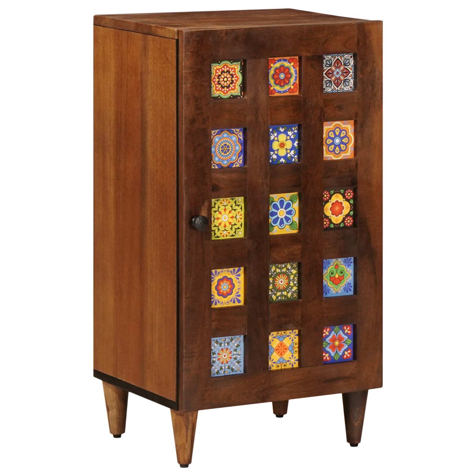 vidaXL Dressoir Walnotenhout 40 x 33,5 x 75 cm Massief Mango Hout