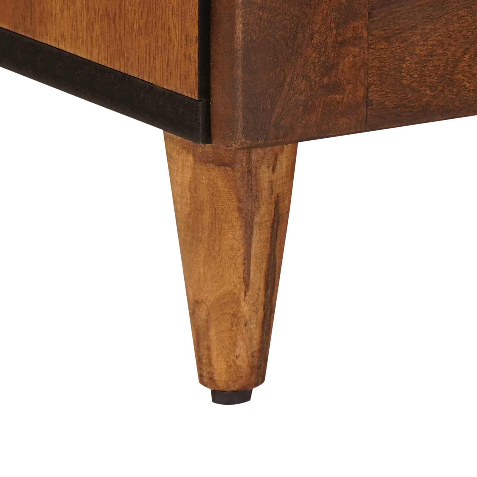 vidaXL Dressoir Walnotenhout 40 x 33,5 x 75 cm Massief Mango Hout