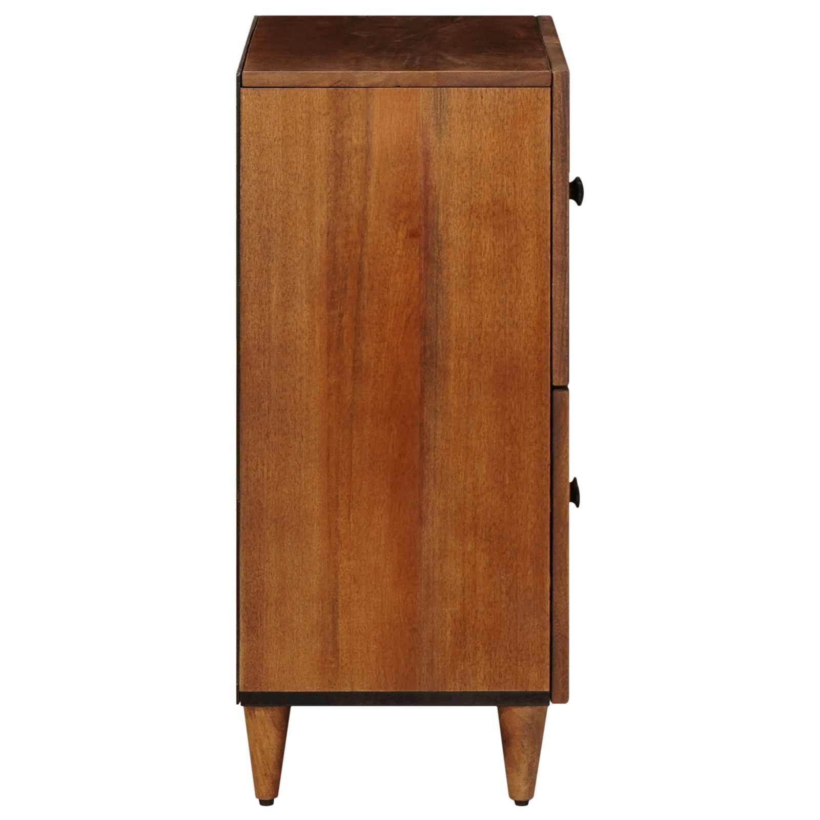 vidaXL Dressoir Walnotenhout 60 x 33,5 x 75 cm Massief Mango Hout