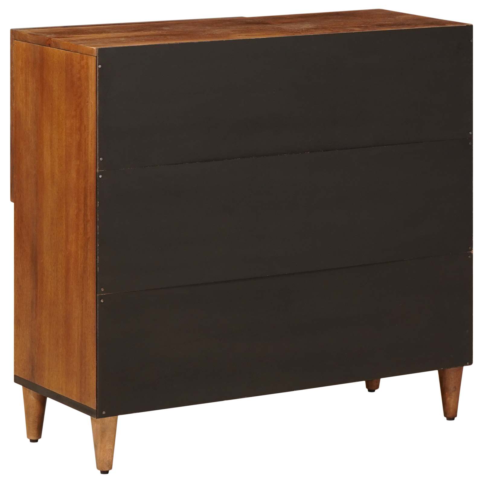 vidaXL Dressoir Walnotenhout 80 x 33,5 x 75 cm Massief Mango Hout