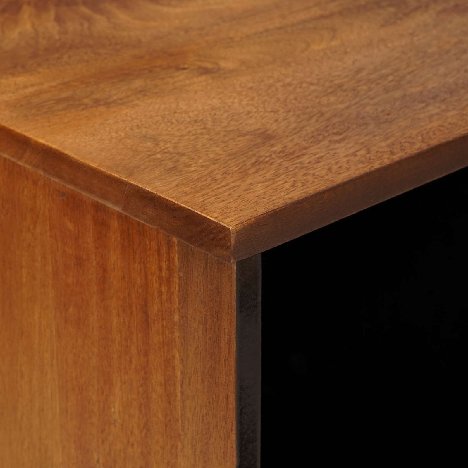 vidaXL Dressoir Walnotenhout 80 x 33,5 x 75 cm Massief Mango Hout