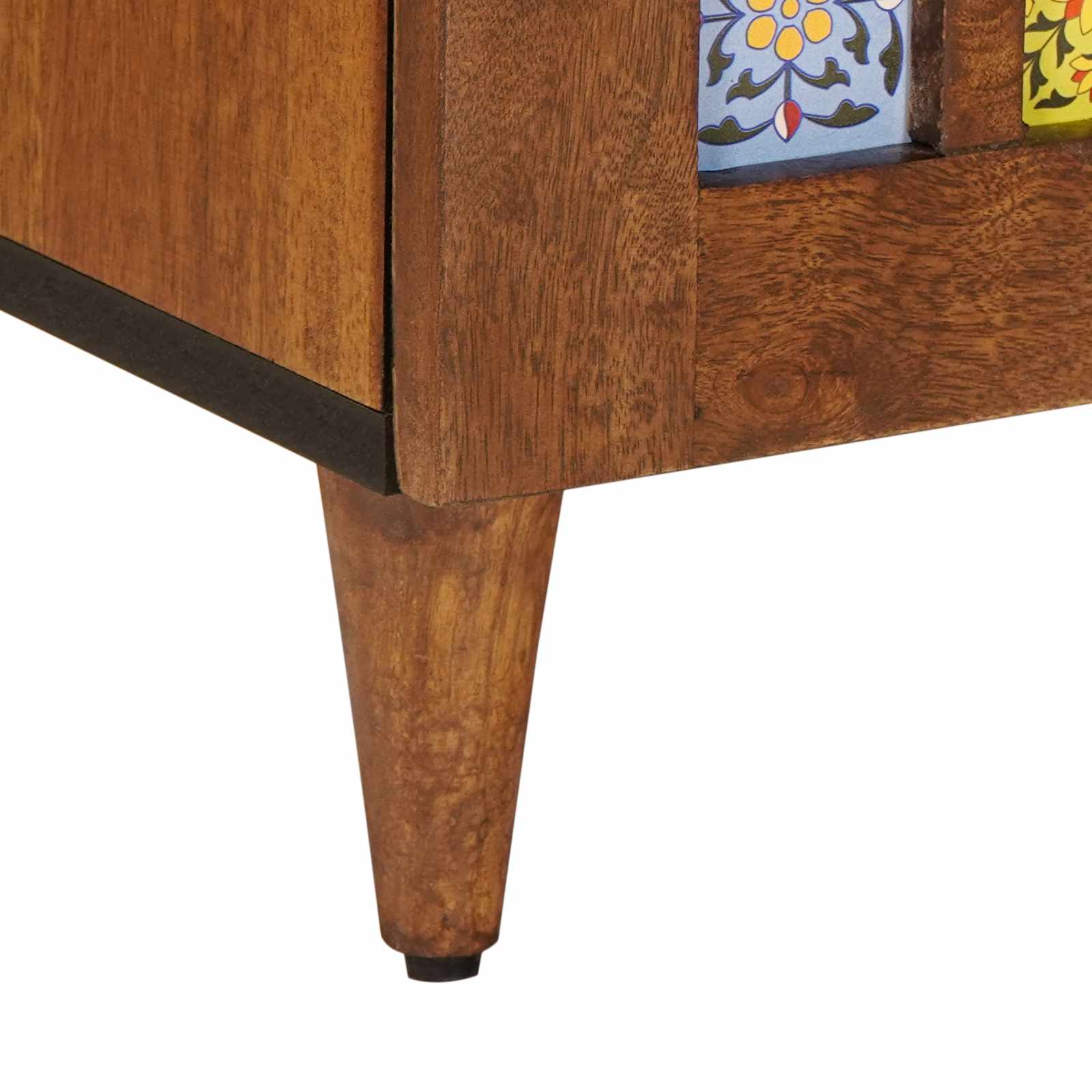 vidaXL Dressoir Walnotenhout 90 x 33,5 x 75 cm Massief Mango Hout