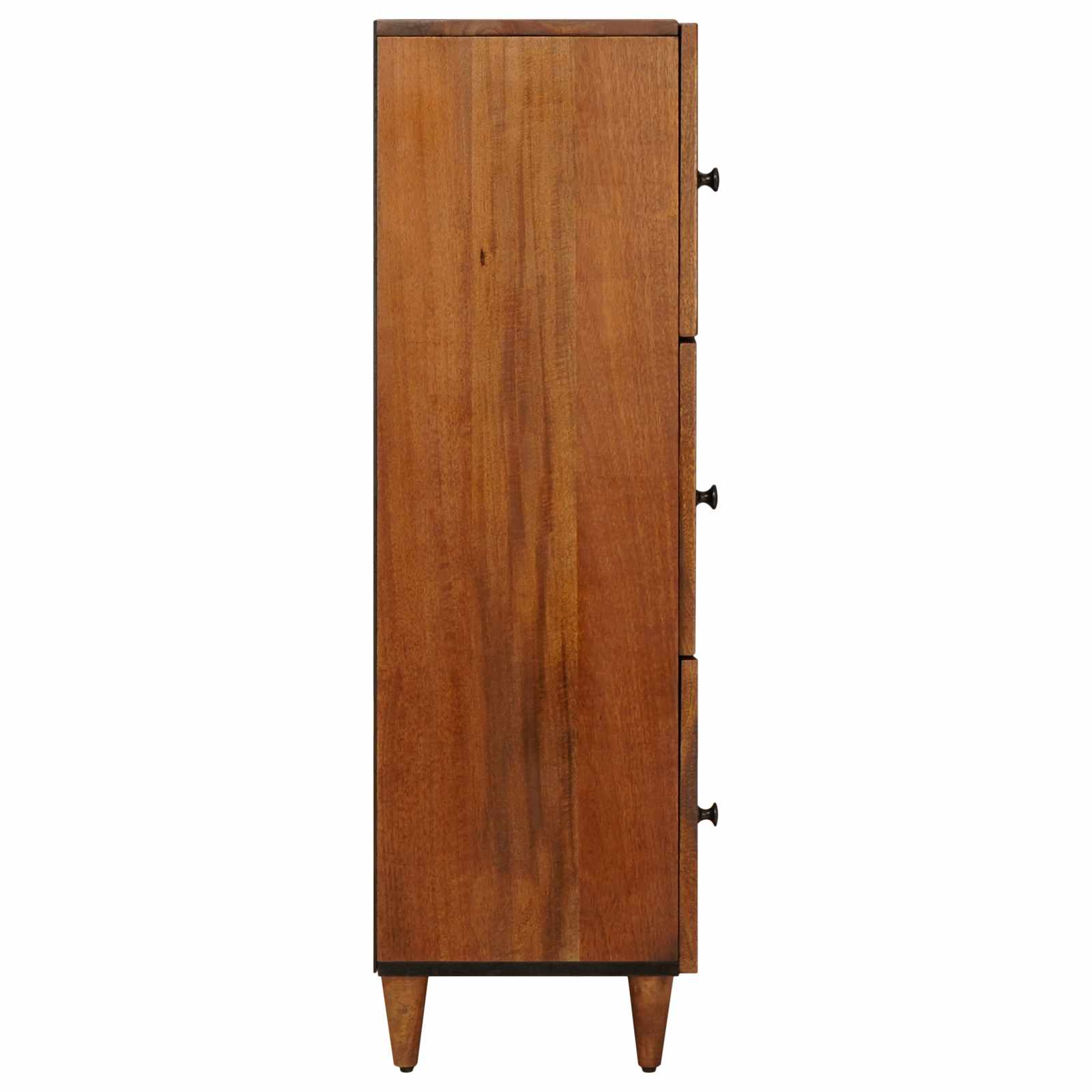 vidaXL Hoge kast Walnotenhout 40 x 33,5 x 110 cm Massief Mango Hout
