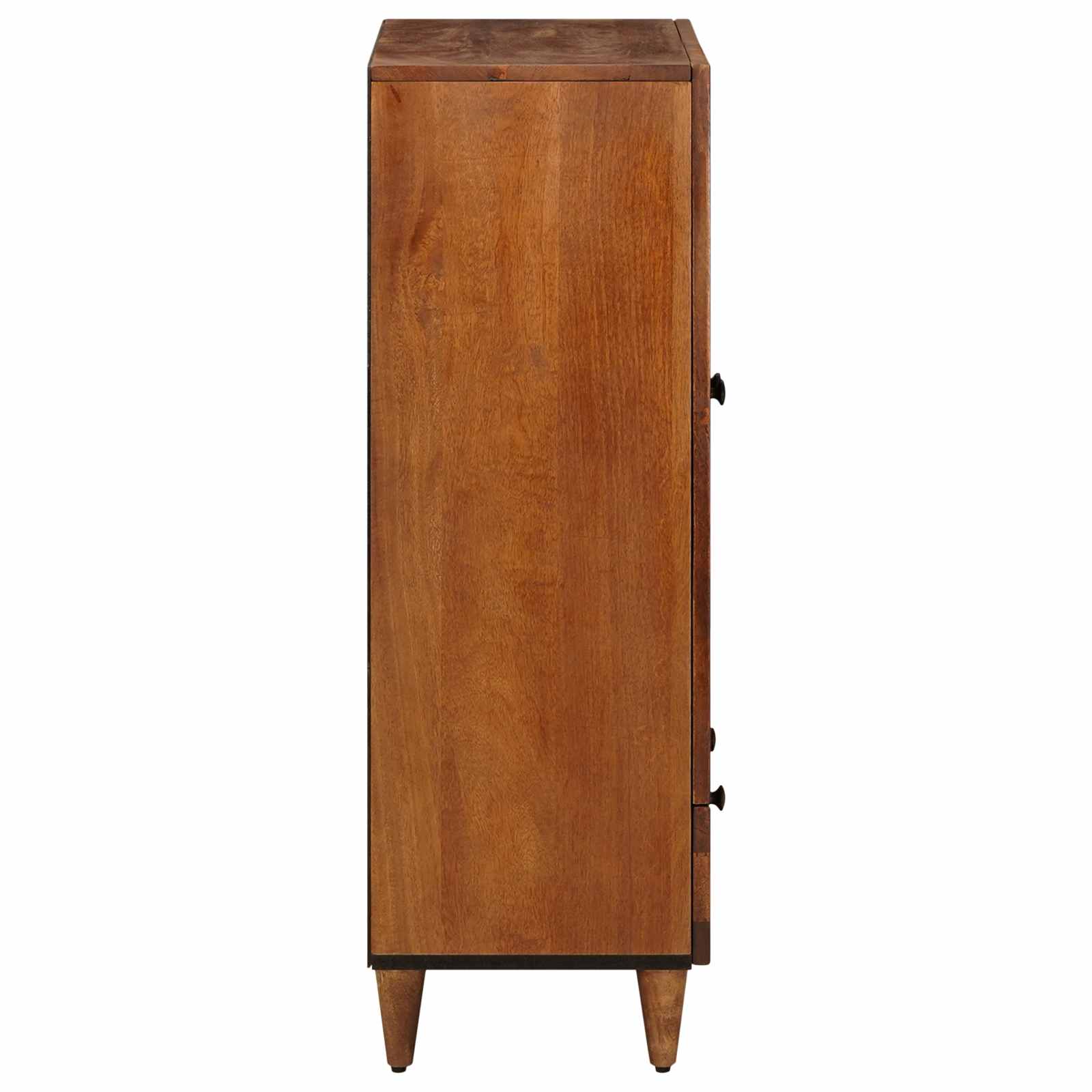 vidaXL Hoge kast Walnotenhout 60 x 33,5 x 100 cm Massief Mango Hout