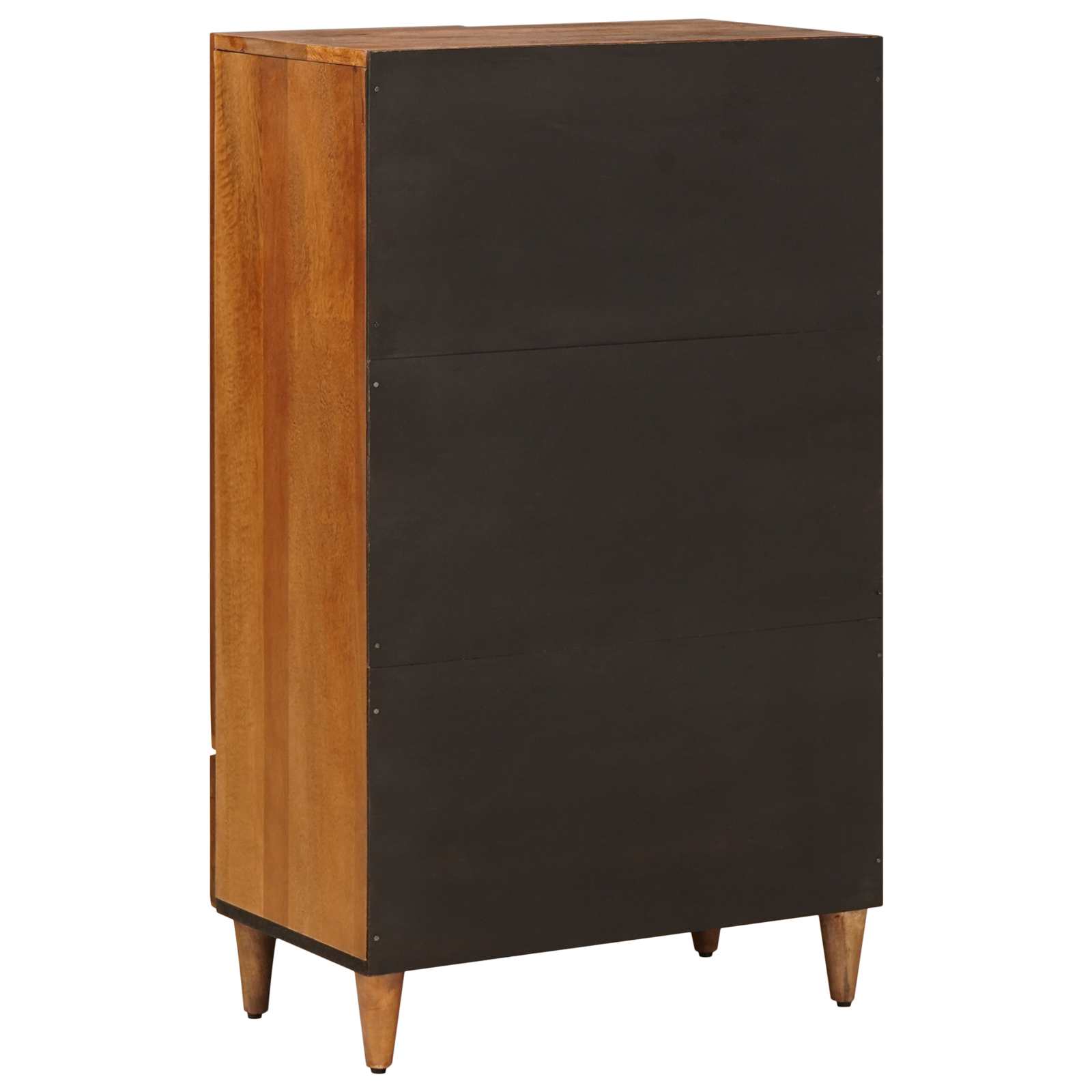 vidaXL Hoge kast Walnotenhout 60 x 33,5 x 100 cm Massief Mango Hout