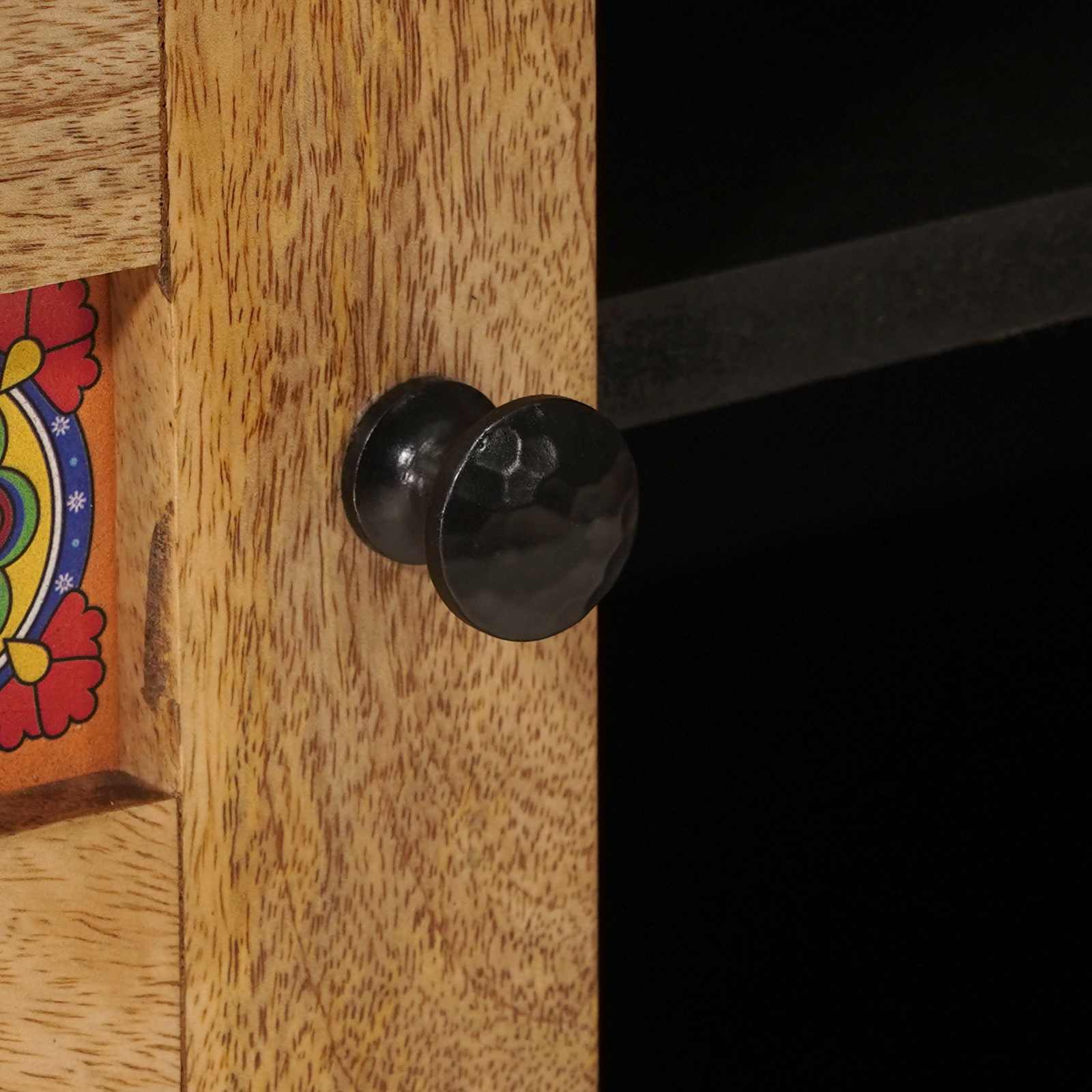 vidaXL TV-kast Walnotenhout 105 x 33,5 x 46 cm Massief Mango Hout