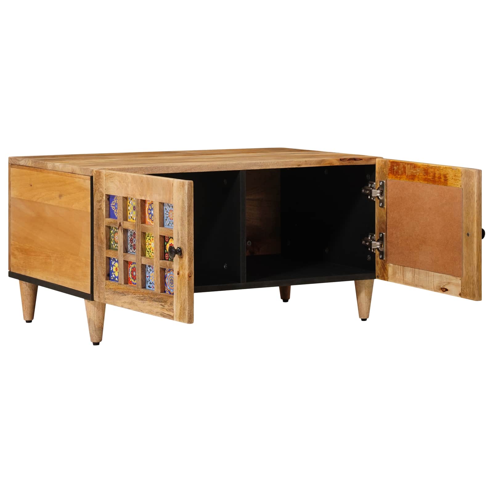 vidaXL Salontafel Bruin 80 x 50 x 40 cm Massief Mango Hout