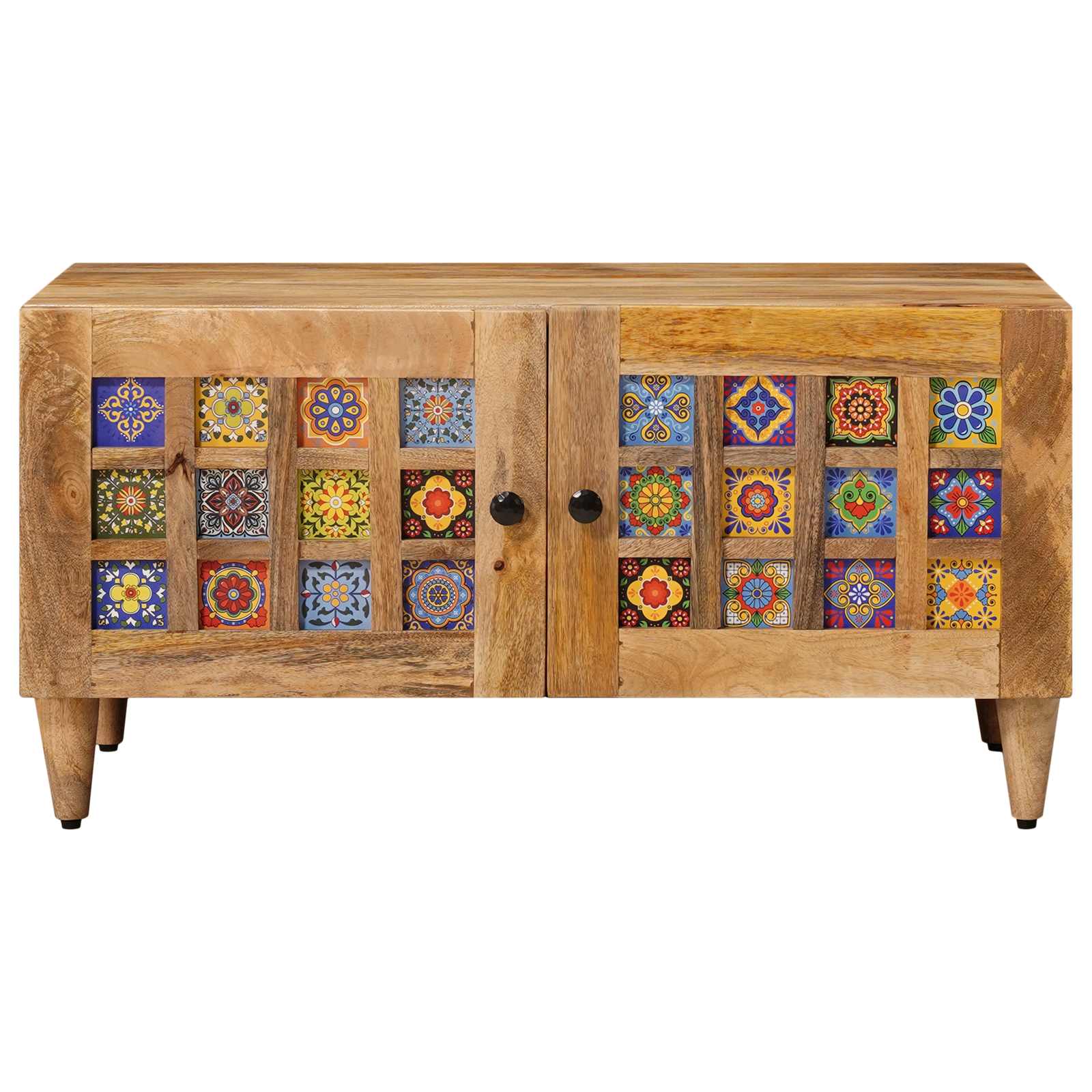 vidaXL Salontafel Bruin 80 x 50 x 40 cm Massief Mango Hout