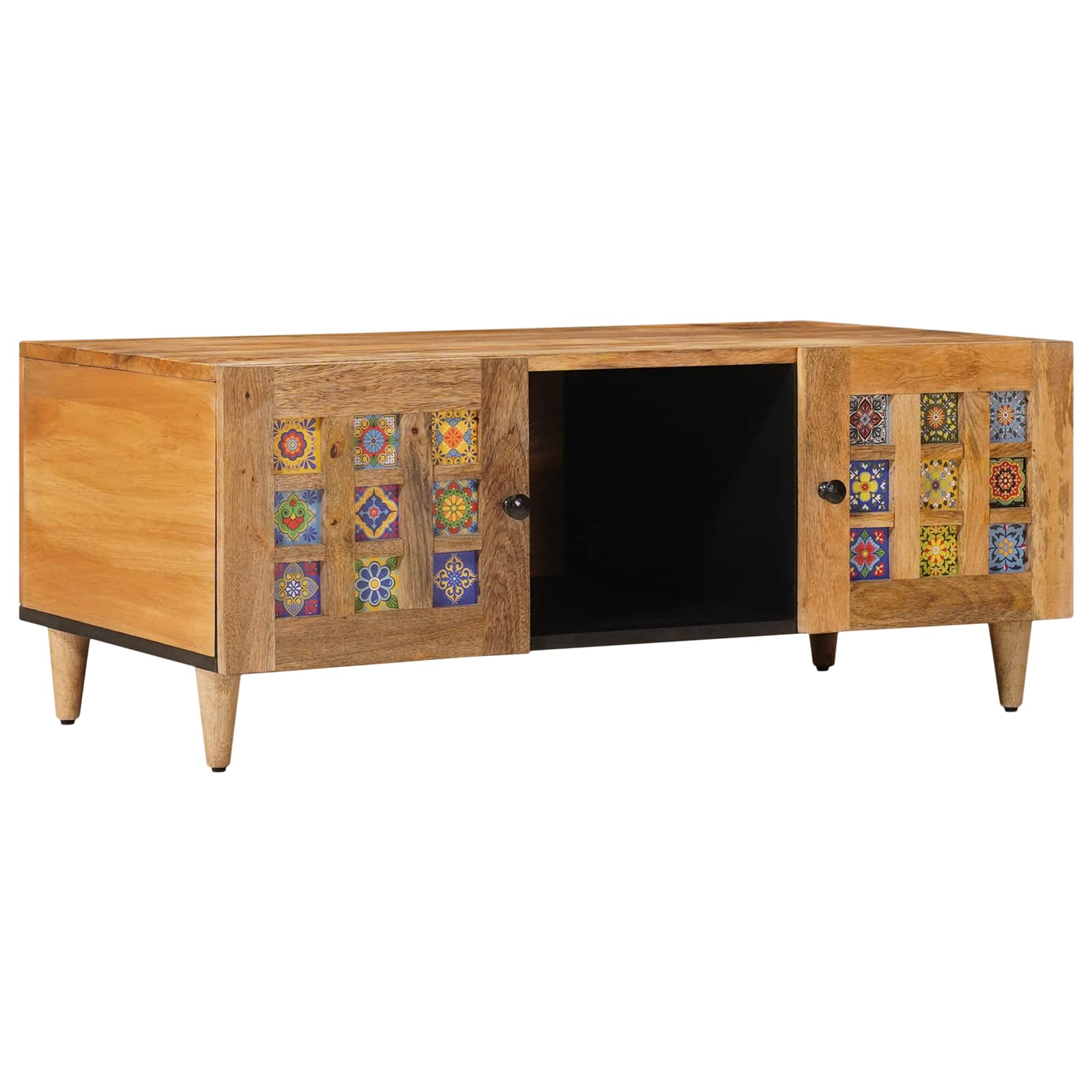 vidaXL Salontafel Bruin 100 x 54 x 40 cm Massief Mango Hout