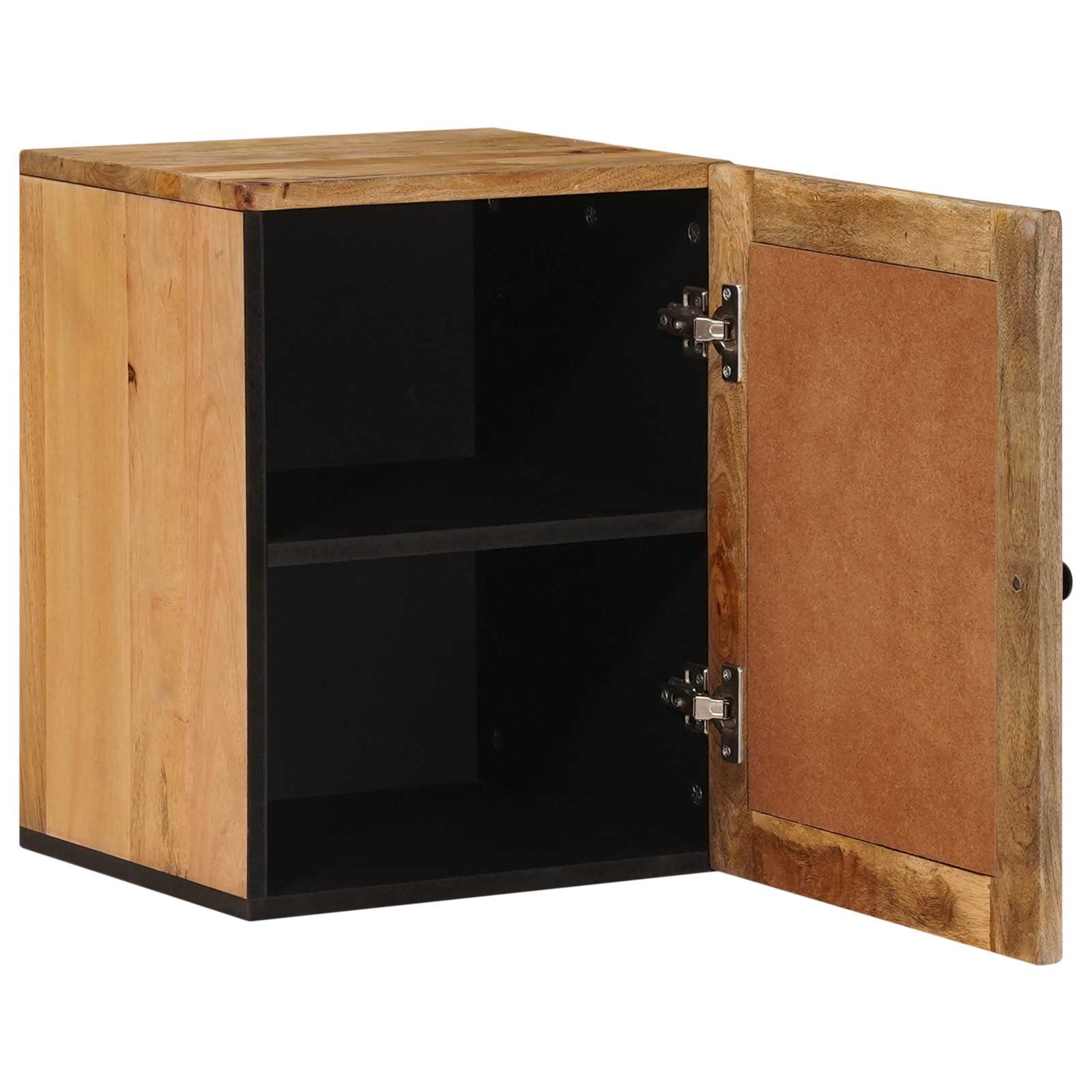 vidaXL Badkamer Hangkast met opslag Walnotenhout 38 x 33,5 x 48 cm