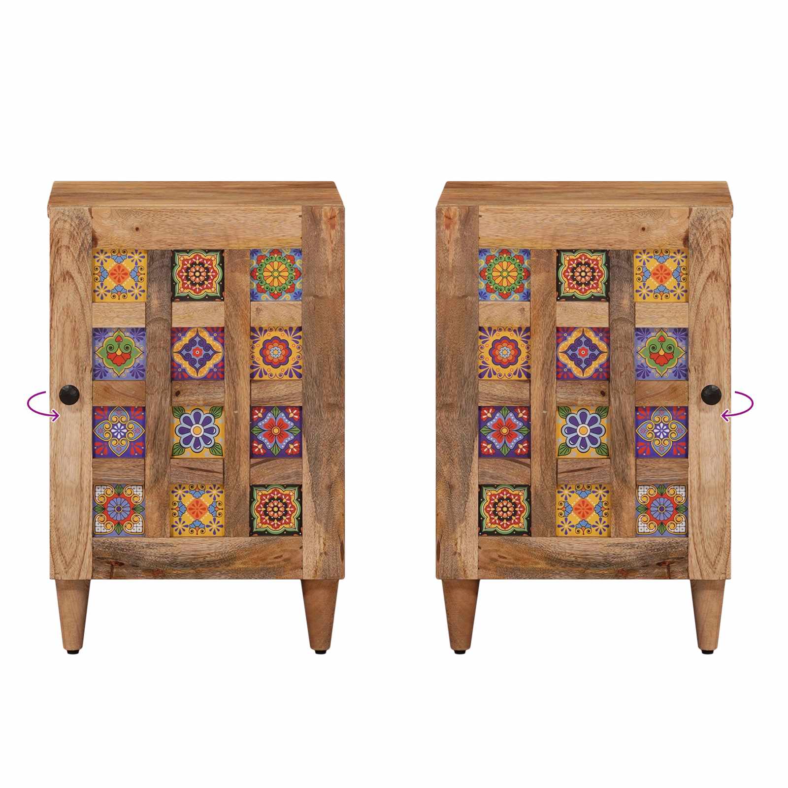 vidaXL Badkamerkast met opslag Walnotenhout 38 x 33,5 x 58 cm