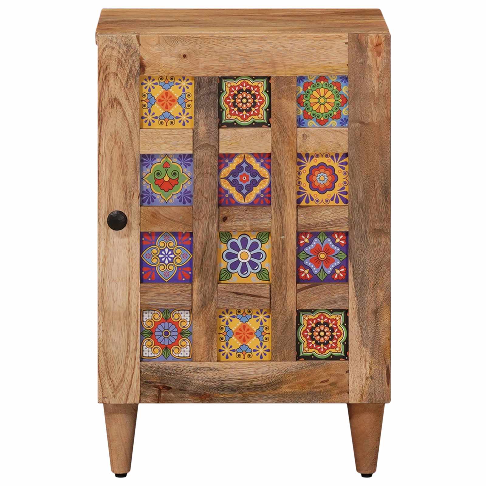 vidaXL Badkamerkast met opslag Walnotenhout 38 x 33,5 x 58 cm