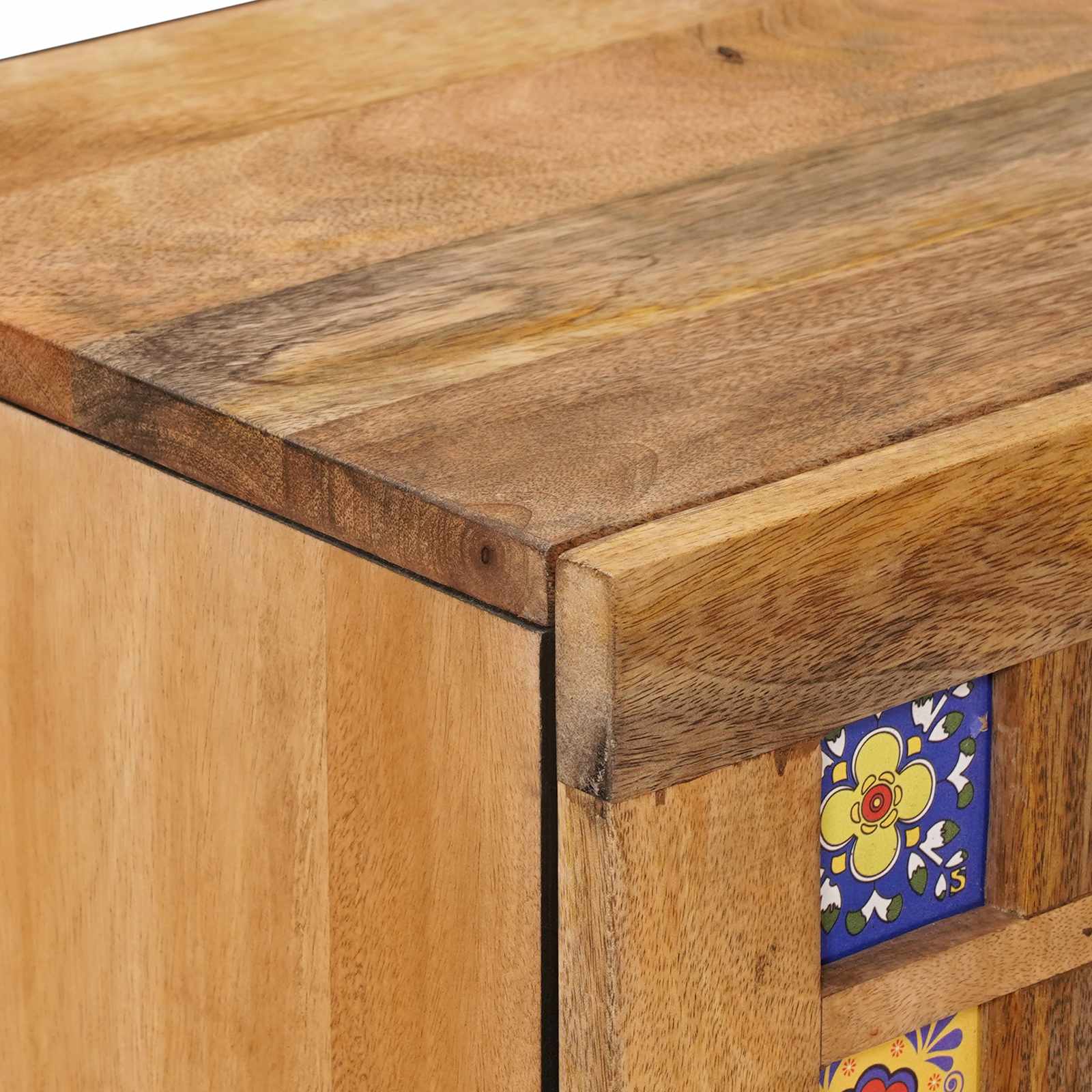 vidaXL Dressoir Walnotenhout 40 x 33,5 x 75 cm Massief Mango Hout