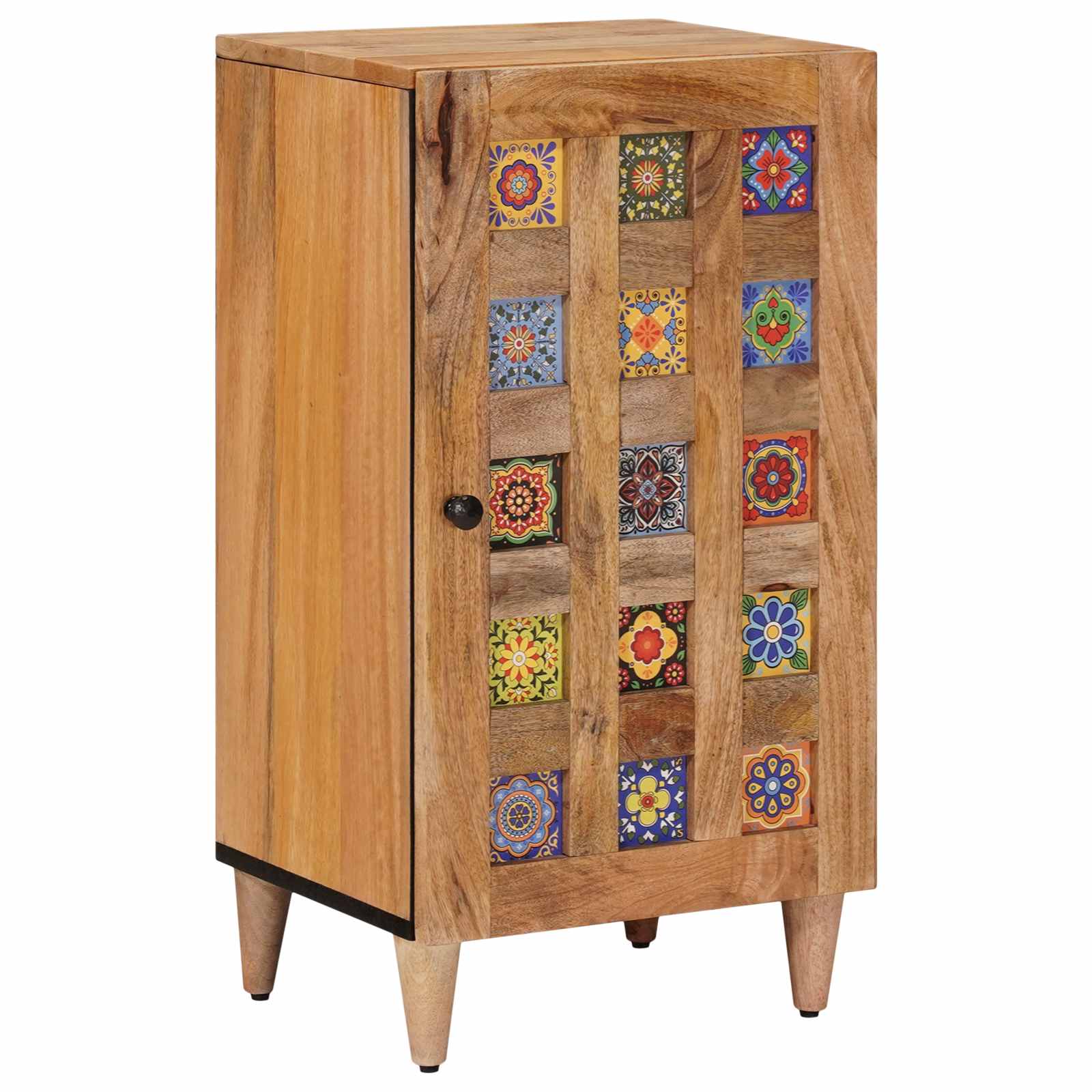 vidaXL Dressoir Walnotenhout 40 x 33,5 x 75 cm Massief Mango Hout