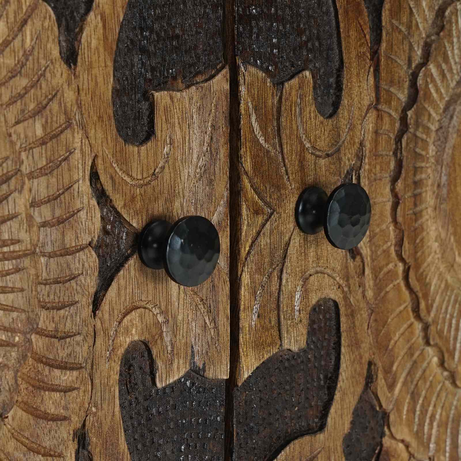 vidaXL Badkamer wastafelkast Wit 62 x 33 x 58 cm Massief Mango Hout