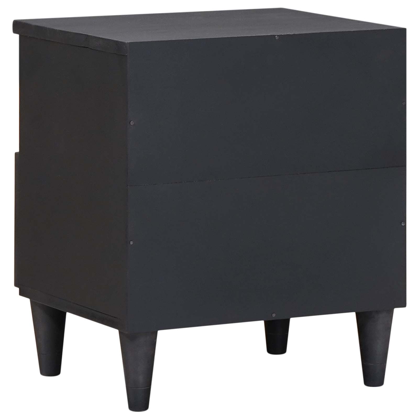 vidaXL Nachtkastje met lade Bruin 40 x 33 x 46 cm Massief Mango Hout