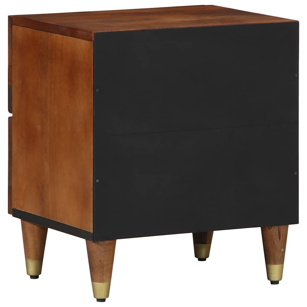 vidaXL Nachtkast 40x33x46 cm Massief Houten Mangohout
