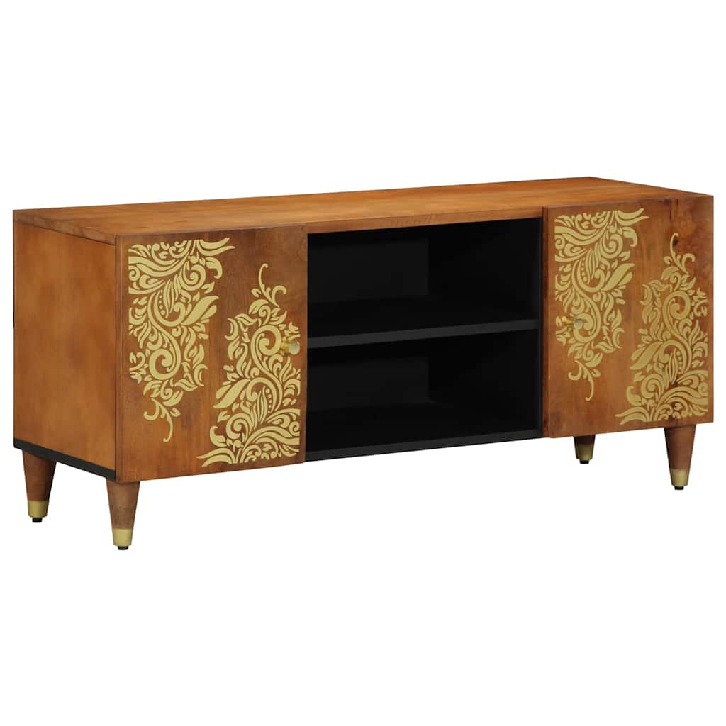 vidaXL TV Kast 105x33x46 cm Massief Mangohout