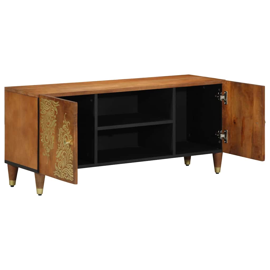 vidaXL TV Kast 105x33x46 cm Massief Mangohout
