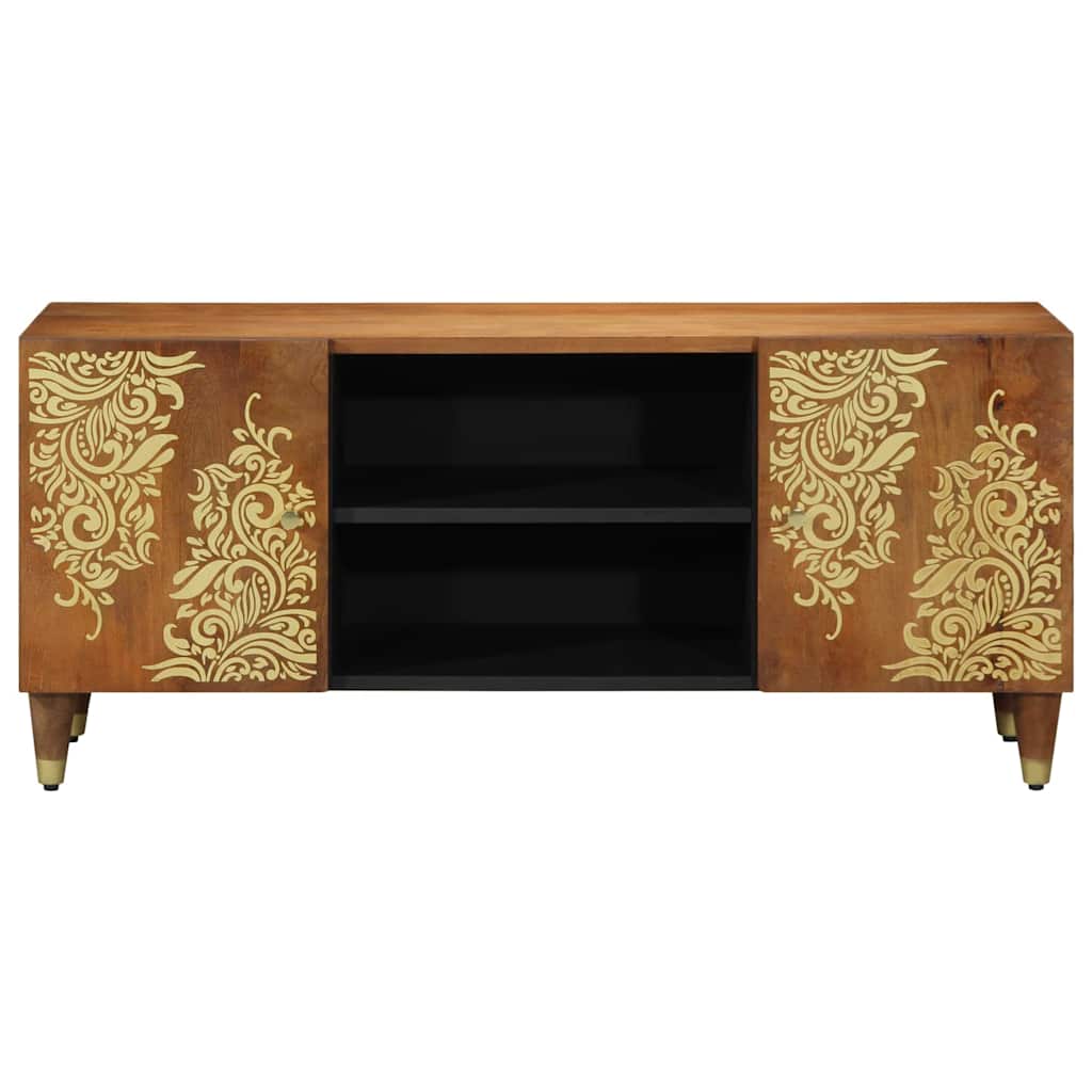 vidaXL TV Kast 105x33x46 cm Massief Mangohout