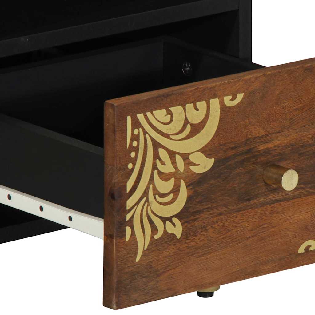 vidaXL TV-kast 70x33x46 cm Massief Mangohout