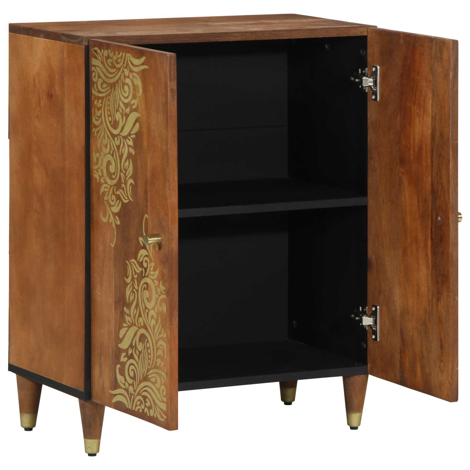 vidaXL Dressoir 60x33x75 cm Massief Mango Hout