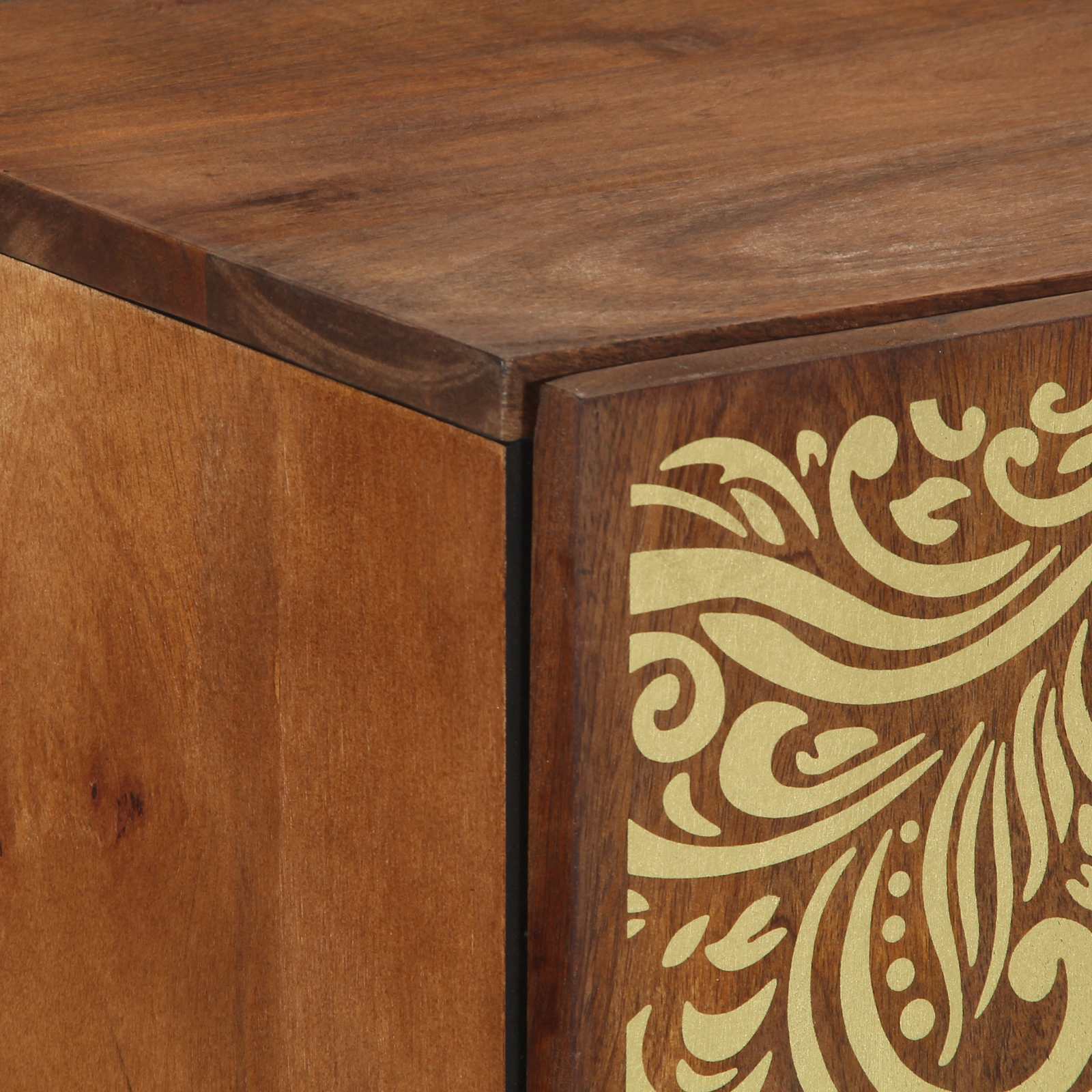 vidaXL Dressoir 60x33x75 cm Massief Mango Hout