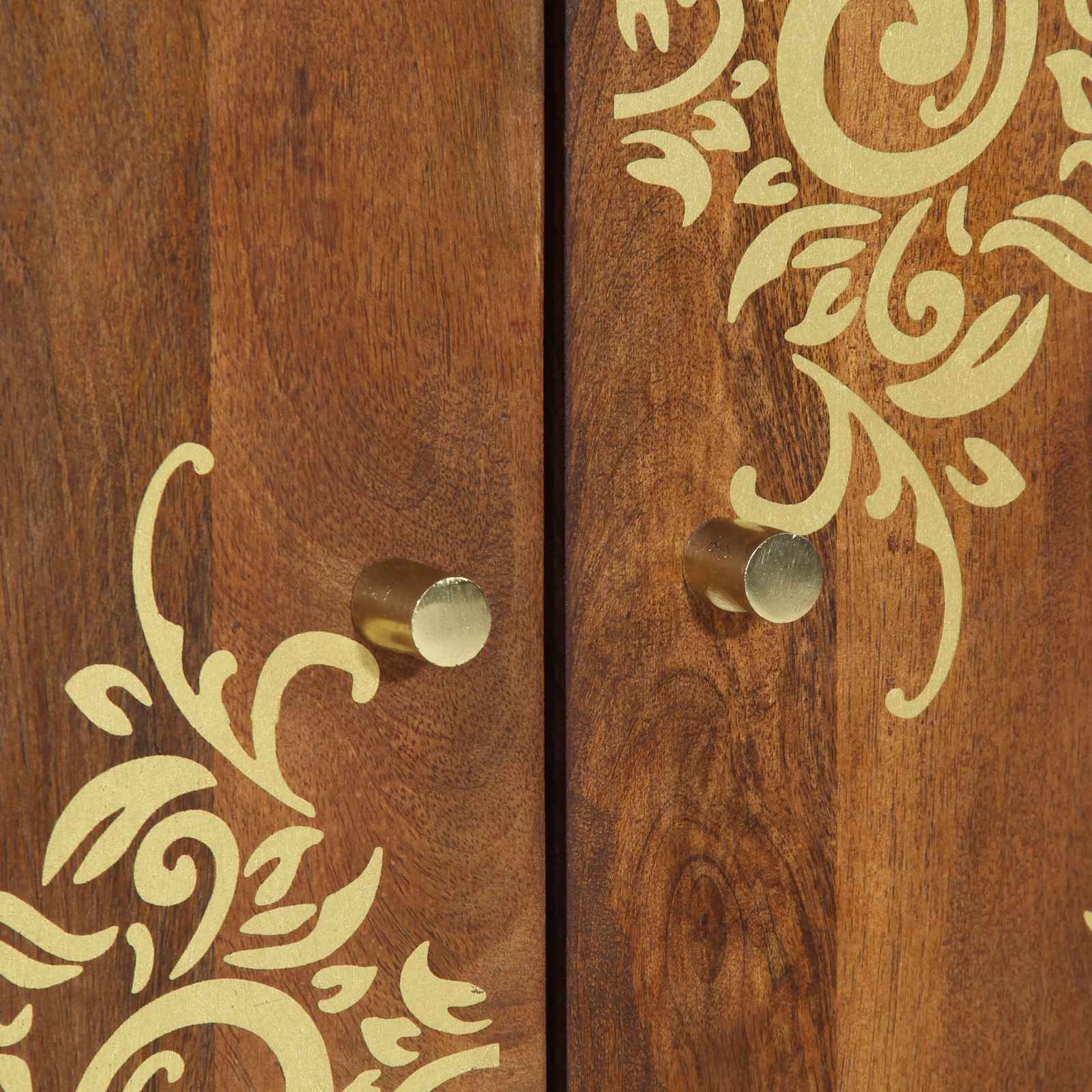 vidaXL Dressoir 60x33x75 cm Massief Mango Hout