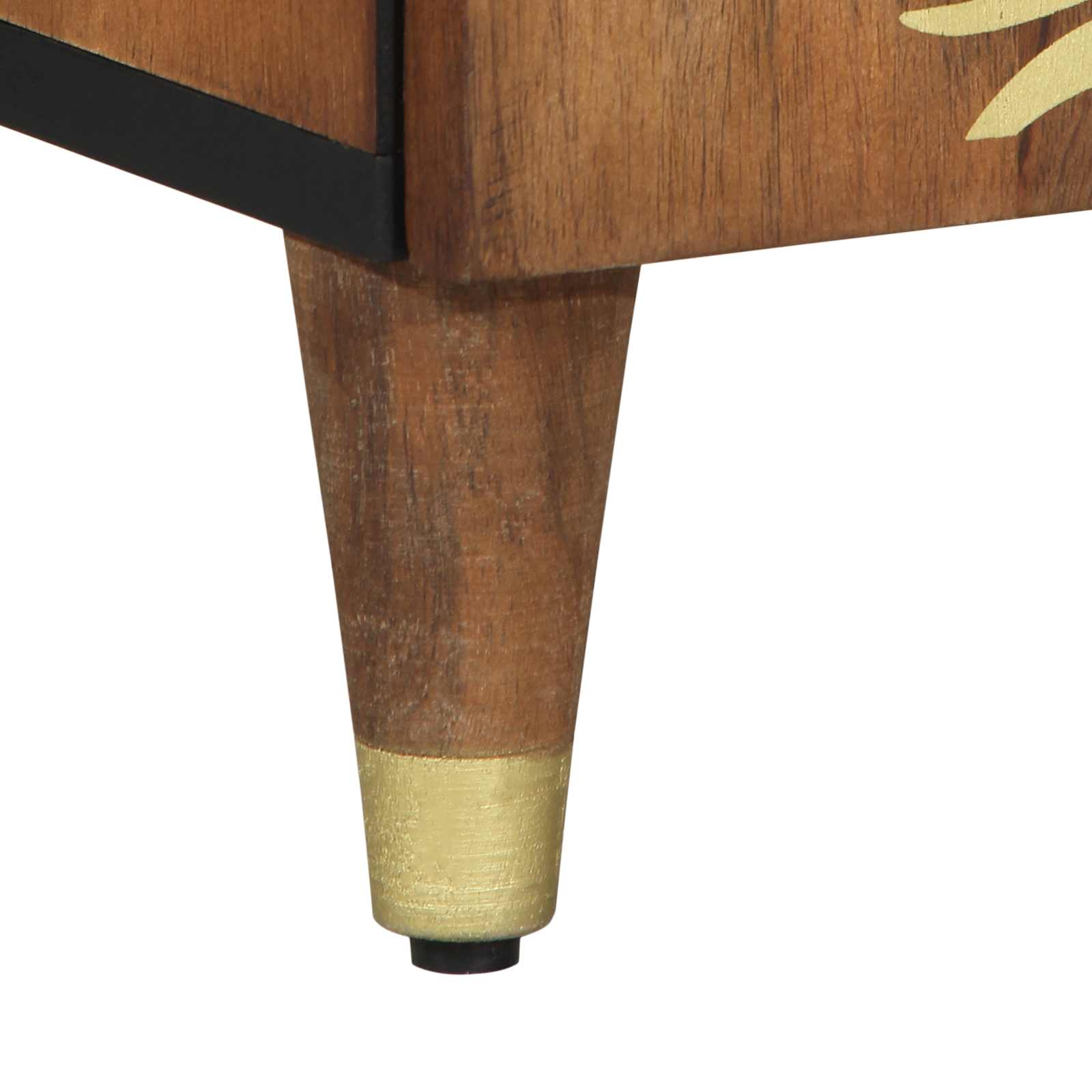 vidaXL Dressoir 60x33x75 cm Massief Mango Hout