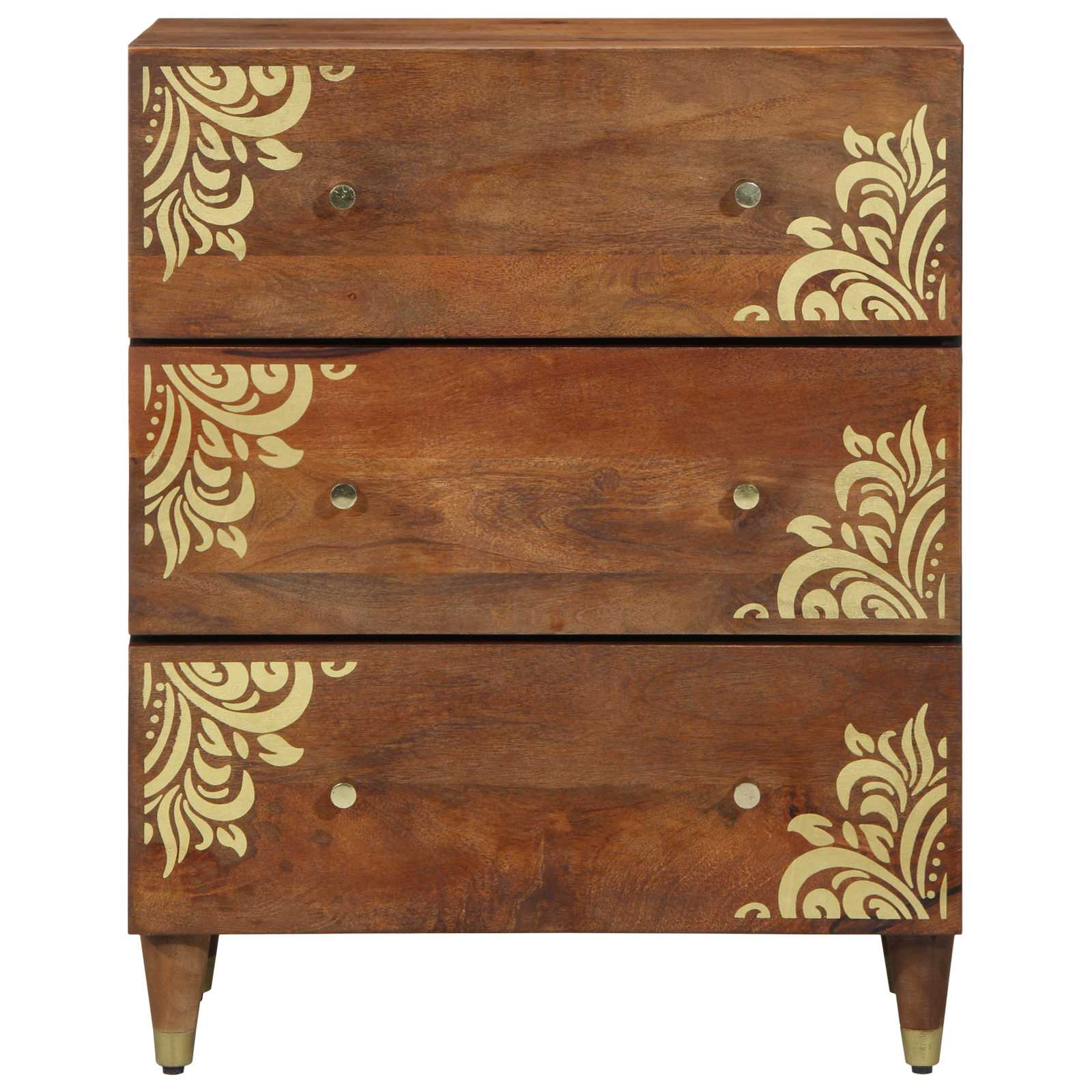vidaXL Dressoir 60x33x75 cm Massief Mango Hout