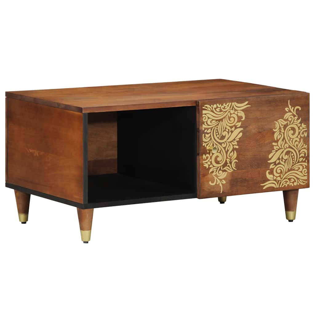 vidaXL Salontafel 80x50x40 cm Massief Mangohout