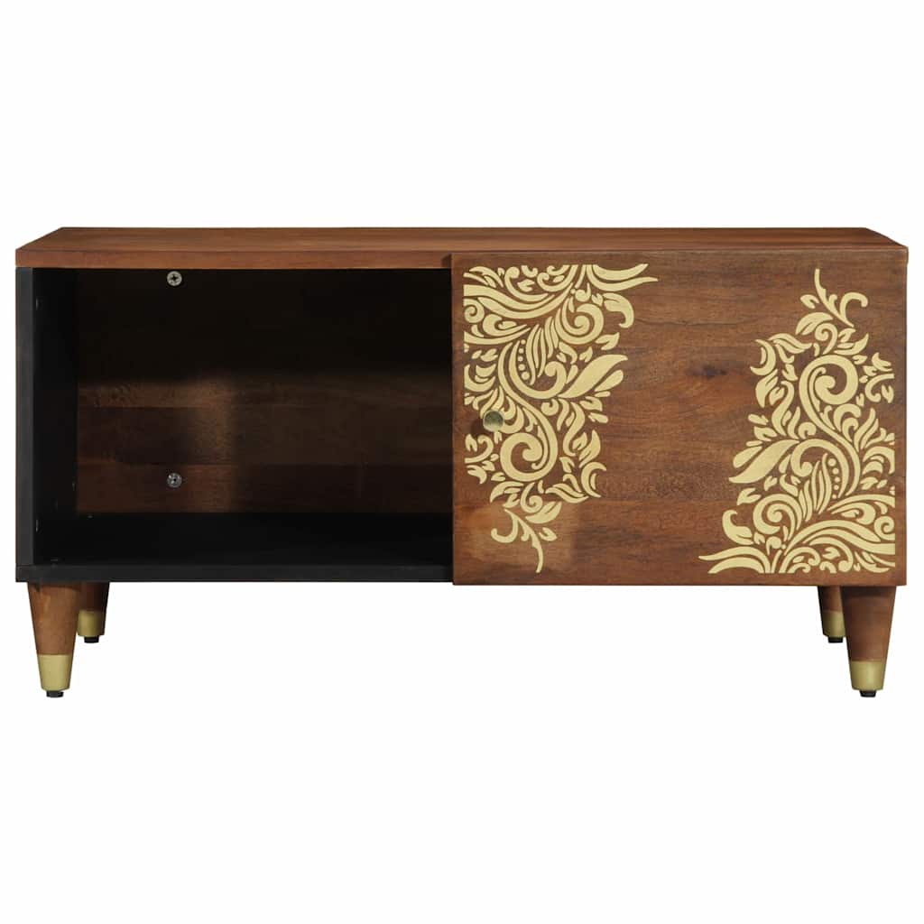 vidaXL Salontafel 80x50x40 cm Massief Mangohout