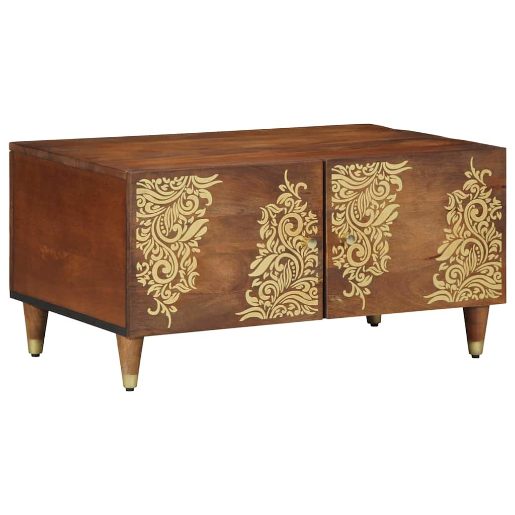 vidaXL Salontafel 80x50x40 cm Massief Mangohout