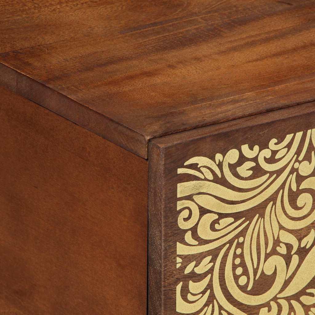 vidaXL Salontafel 80x50x40 cm Massief Mangohout